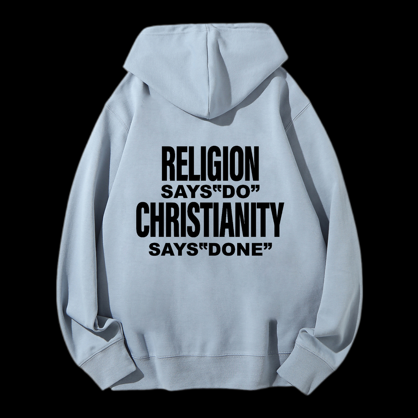 Says Done Drawstring Hoodie
