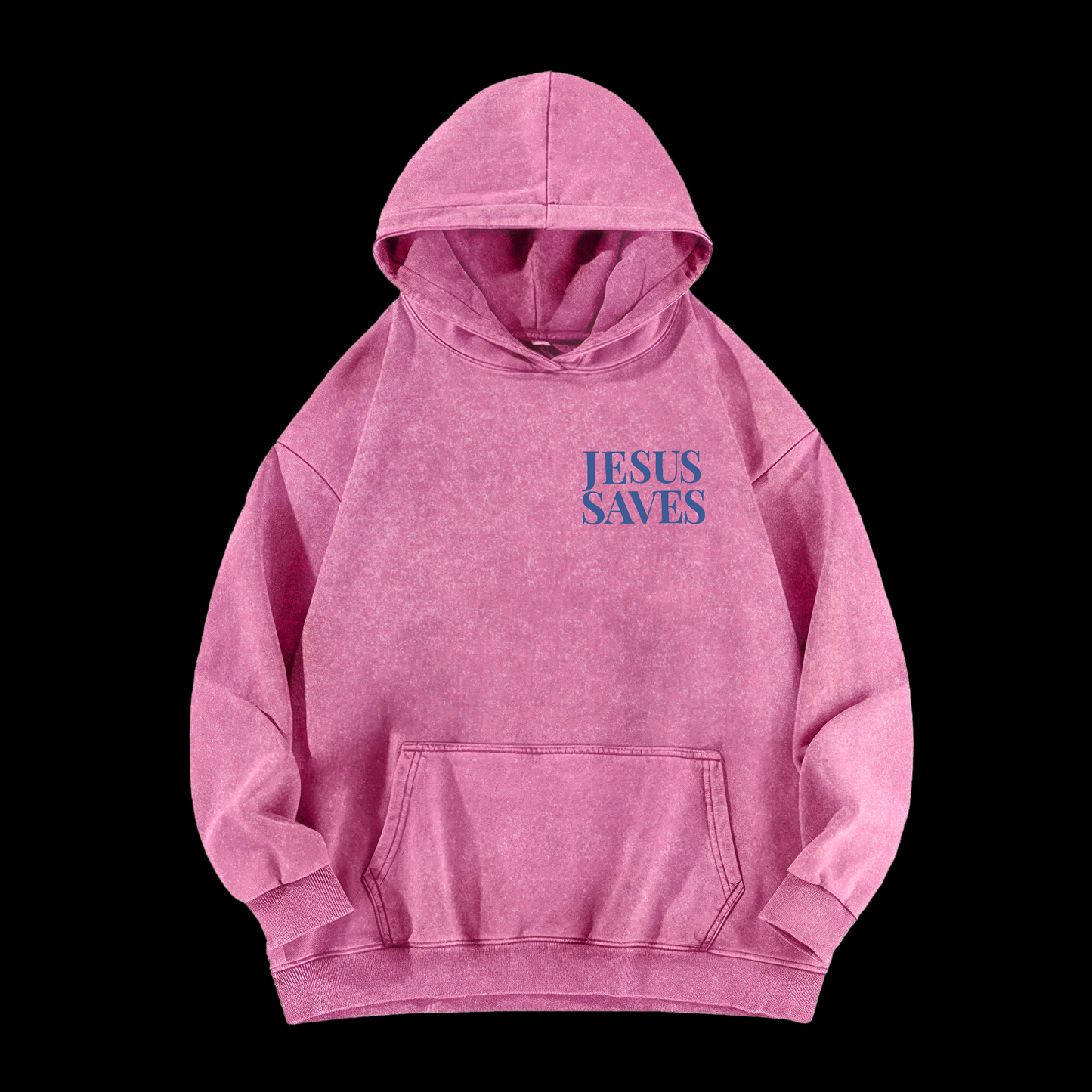 Jesus Saves Washed Hoodie