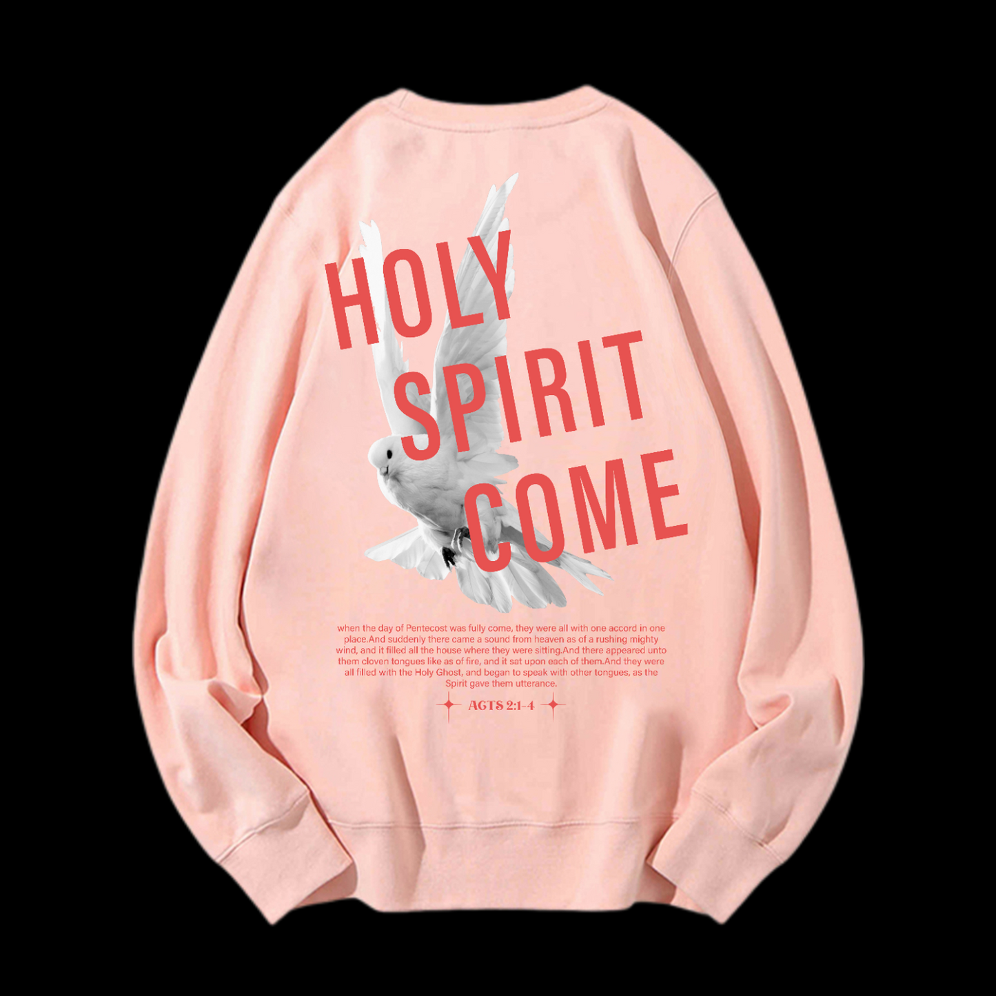 Holy Spirit Come Crewneck Sweatshirt