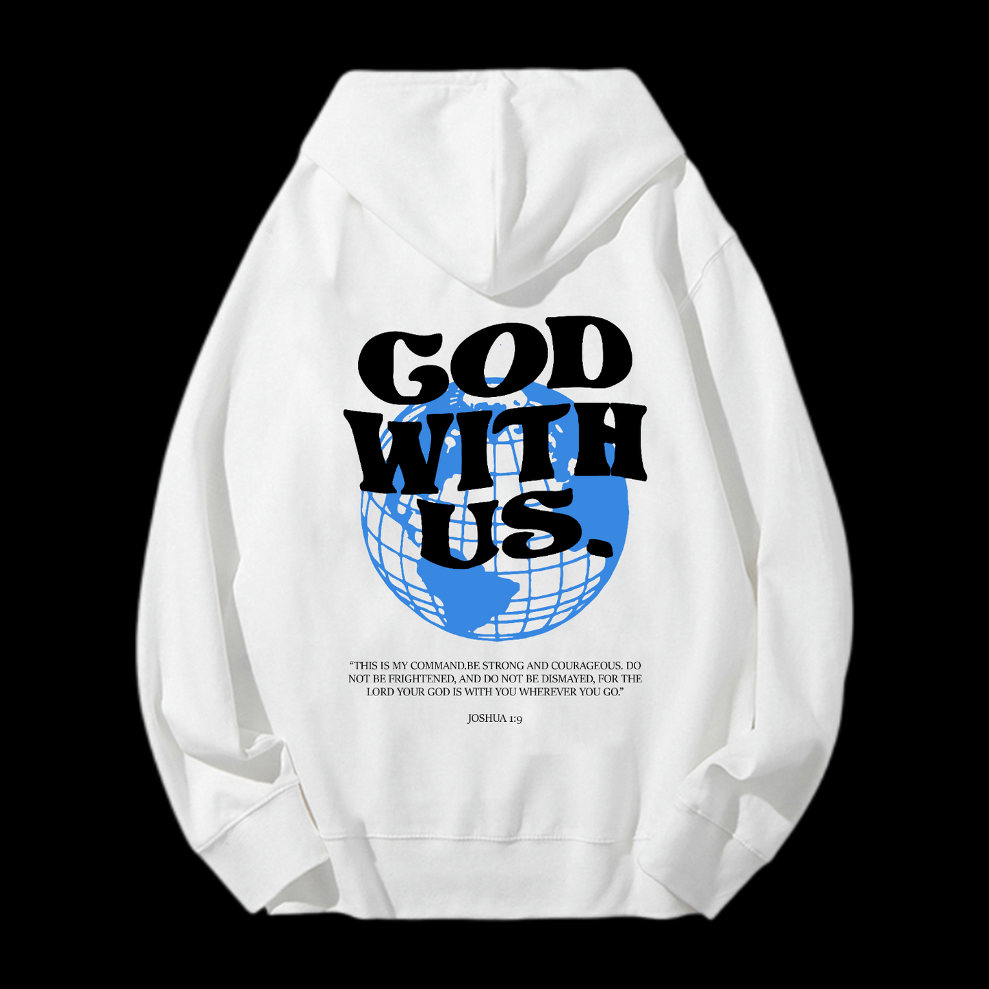 God With Us Drawstring Hoodie