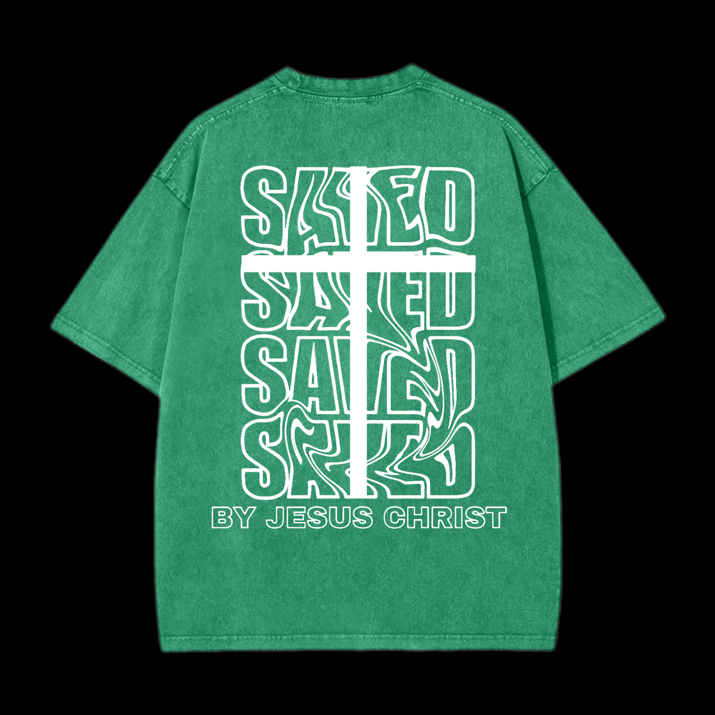 Saved By Jesus Christ Washed T-Shirt