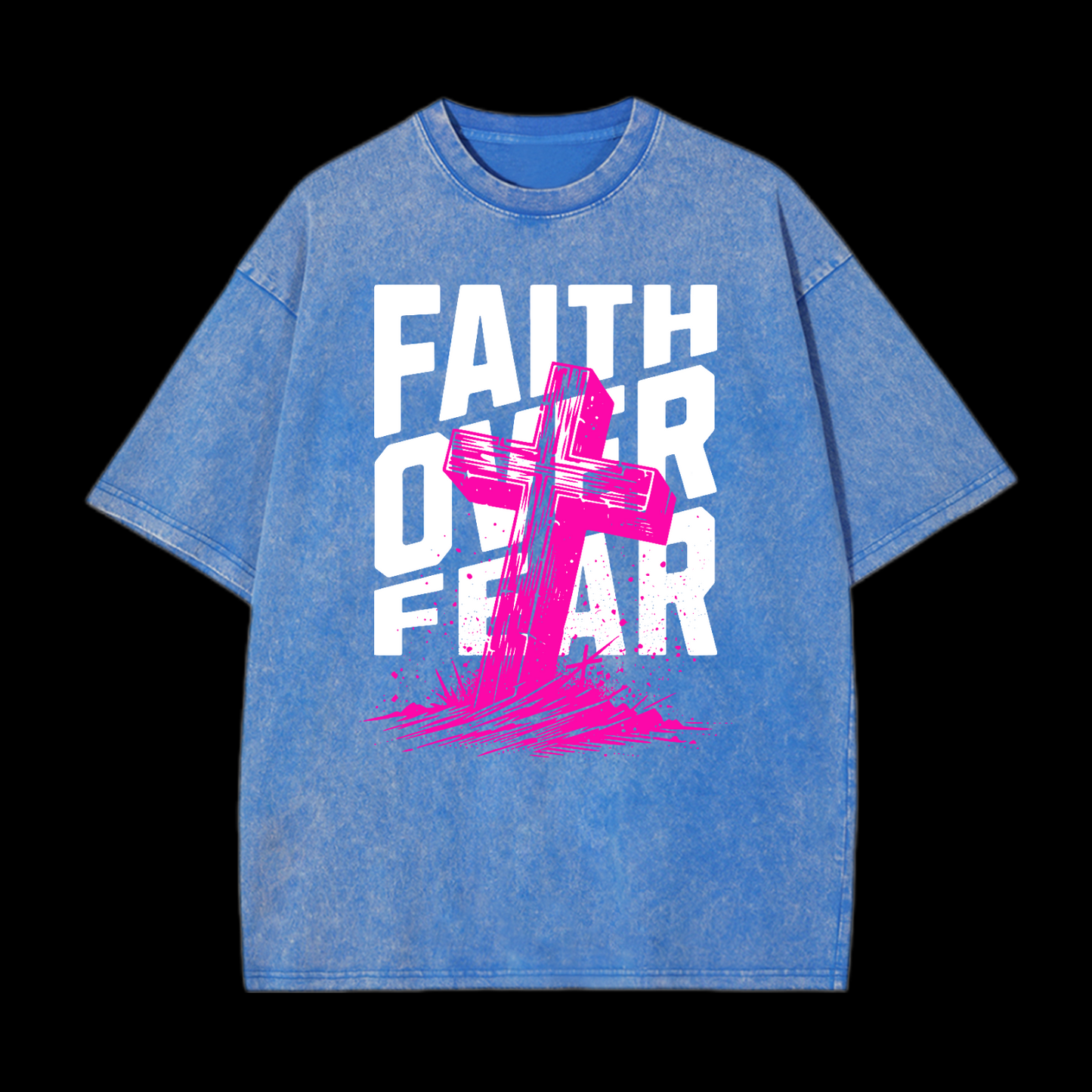 Faith Over Fear Washed T-Shirt