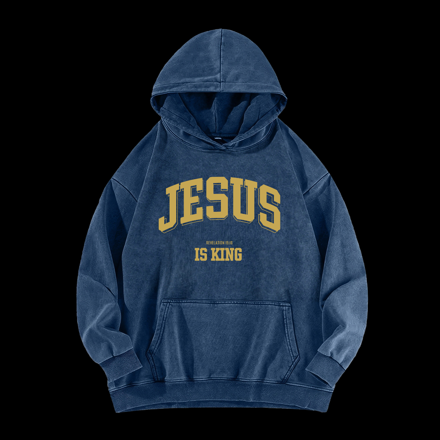 Jesus Is King Washed Hoodie