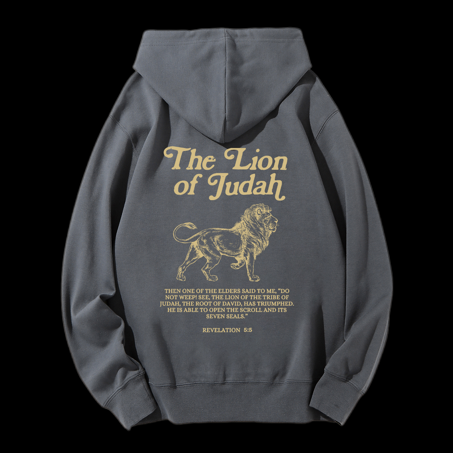 The Lion Of Judah Drawstring Hoodie