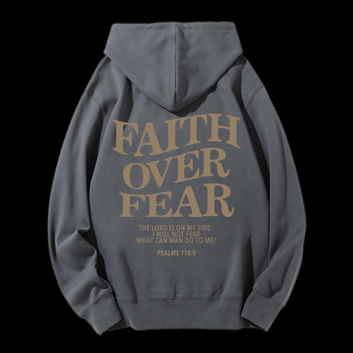 Faith Over Fear Drawstring Hoodie