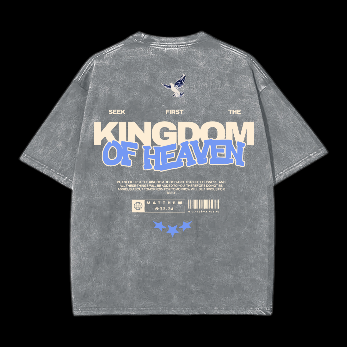 Seek First The Kingdom Of Heaven Washed T-Shirt
