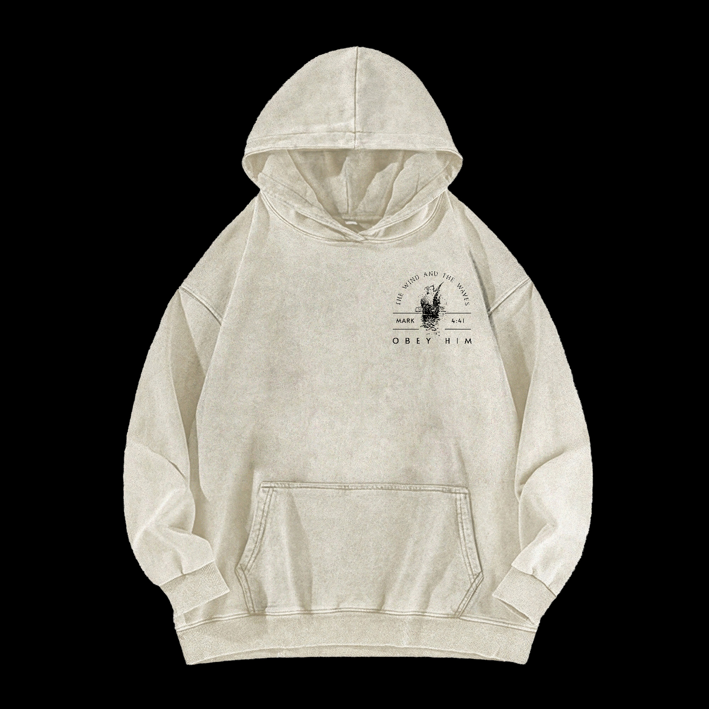The Wind And The Waves Washed Hoodie