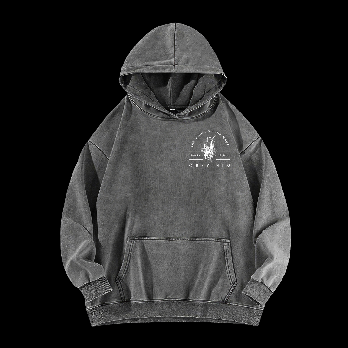 The Wind And The Waves Washed Hoodie