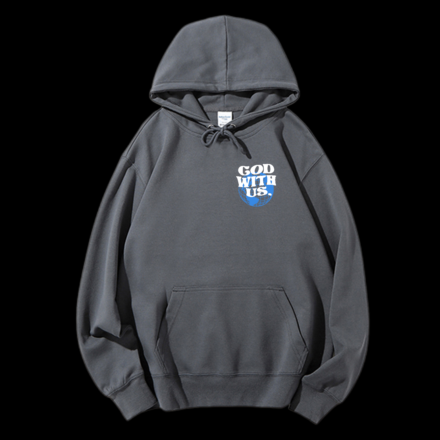 God With Us Drawstring Hoodie