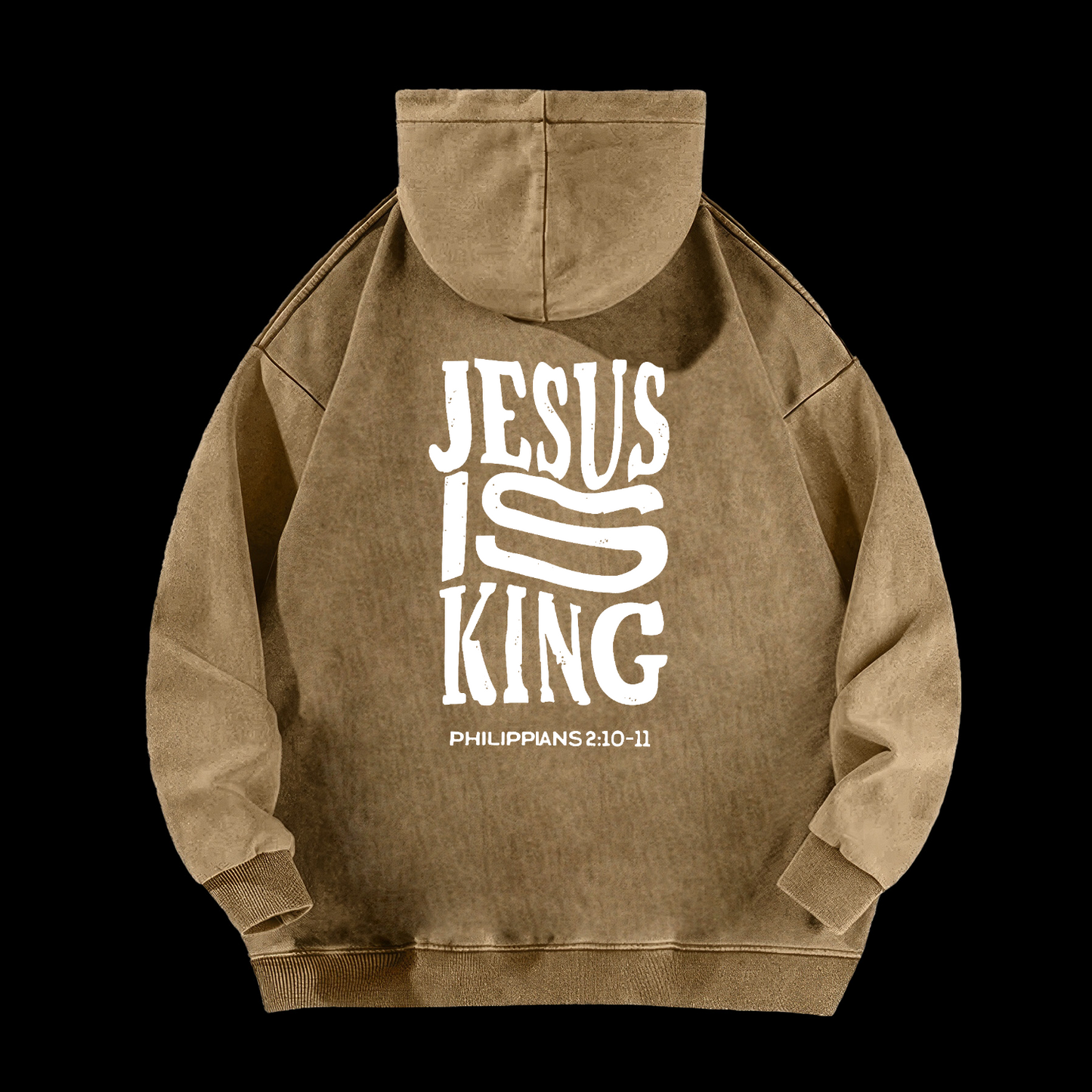 Jesus Is King Washed Hoodie