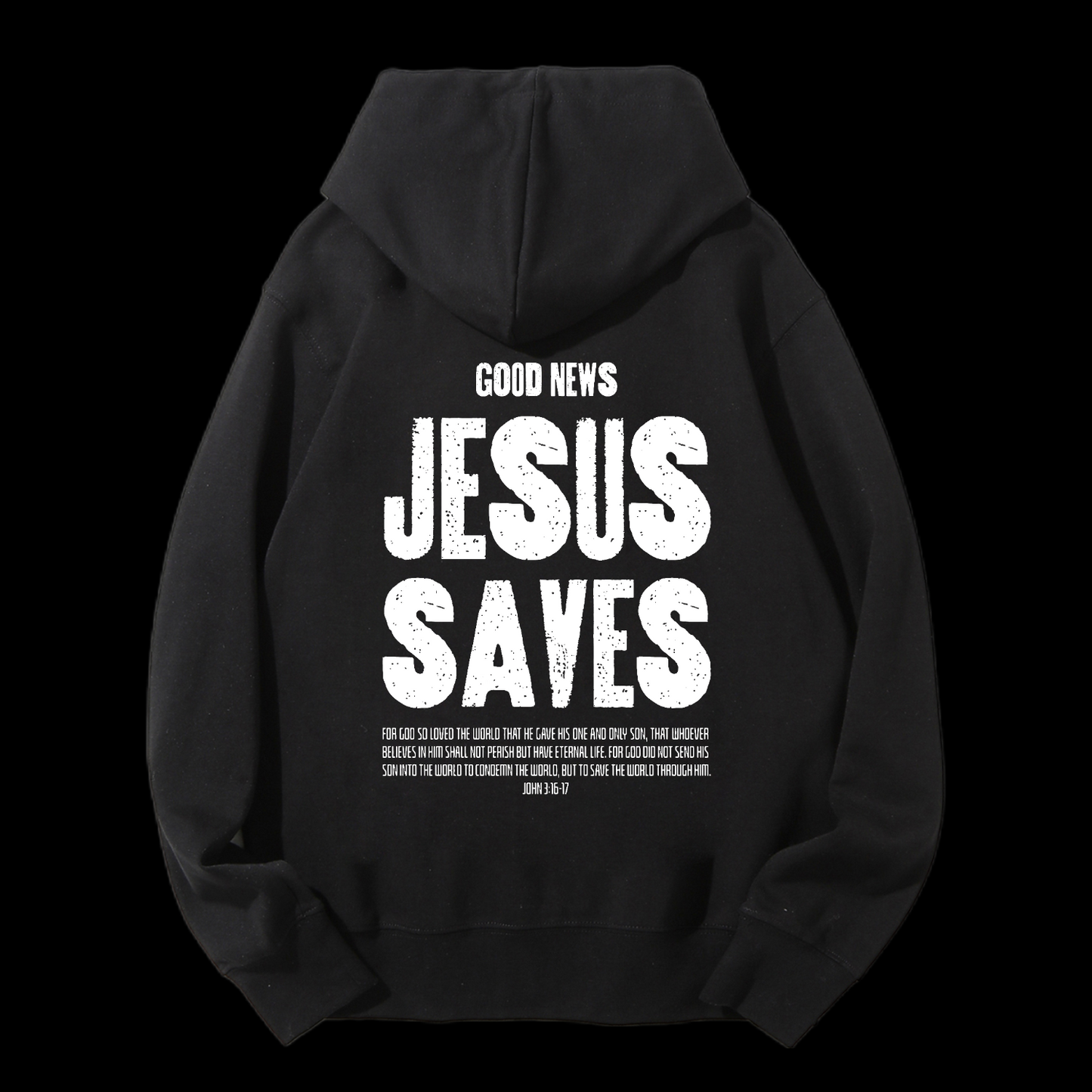 Jesus Saves Drawstring Hoodie