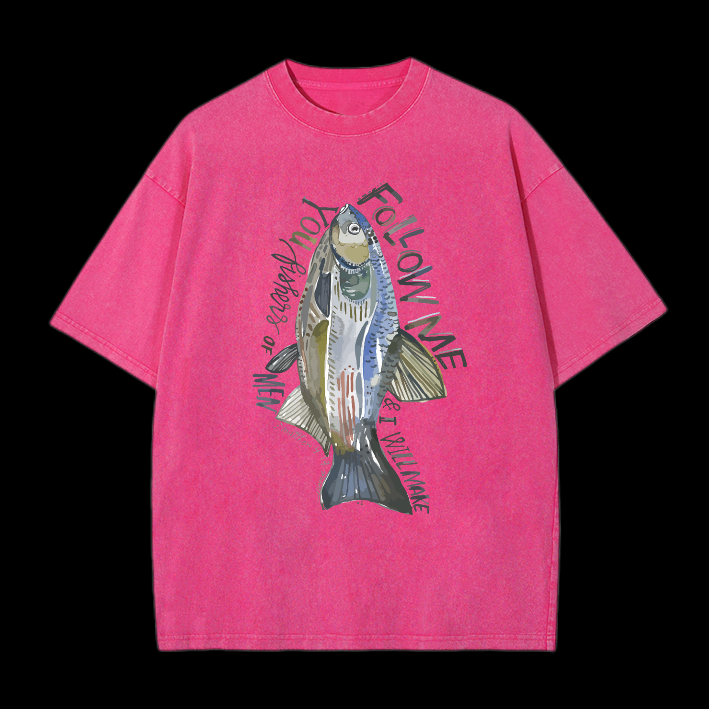 Fishers Of Men Washed T-Shirt