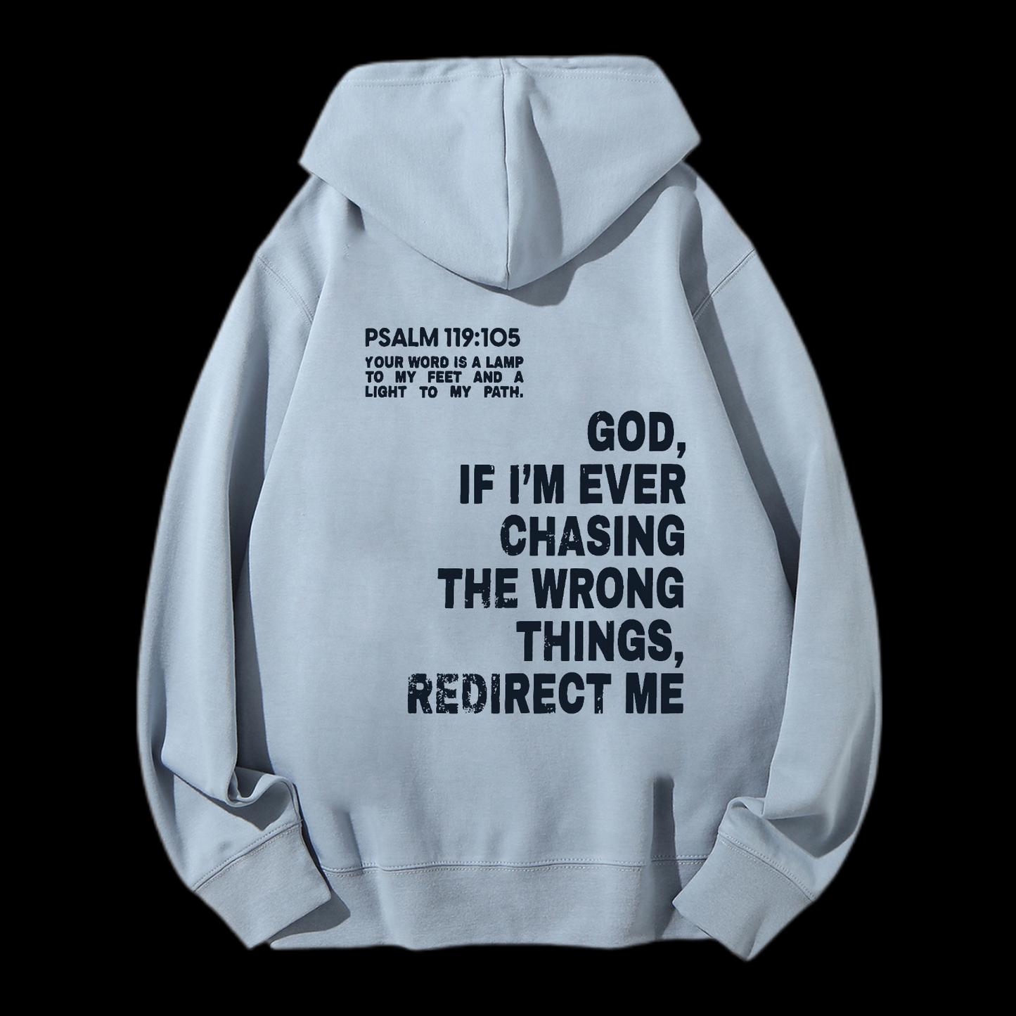 Psalm 119:105 Drawstring Hoodie
