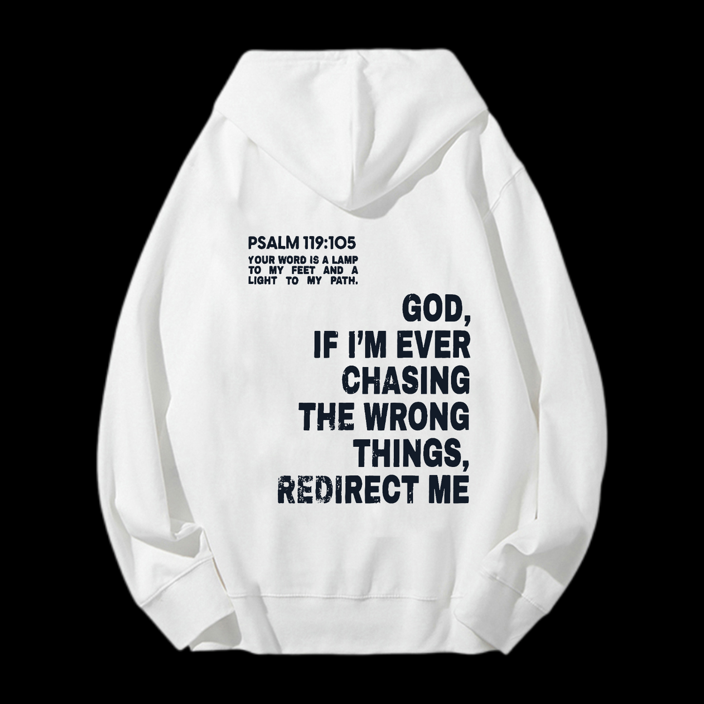 Psalm 119:105 Drawstring Hoodie