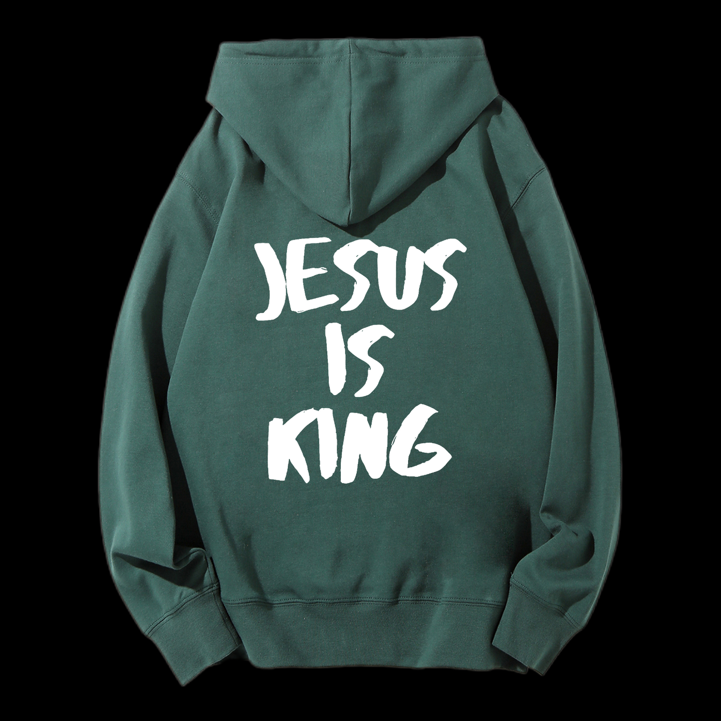 Jesus Is King Drawstring Hoodie