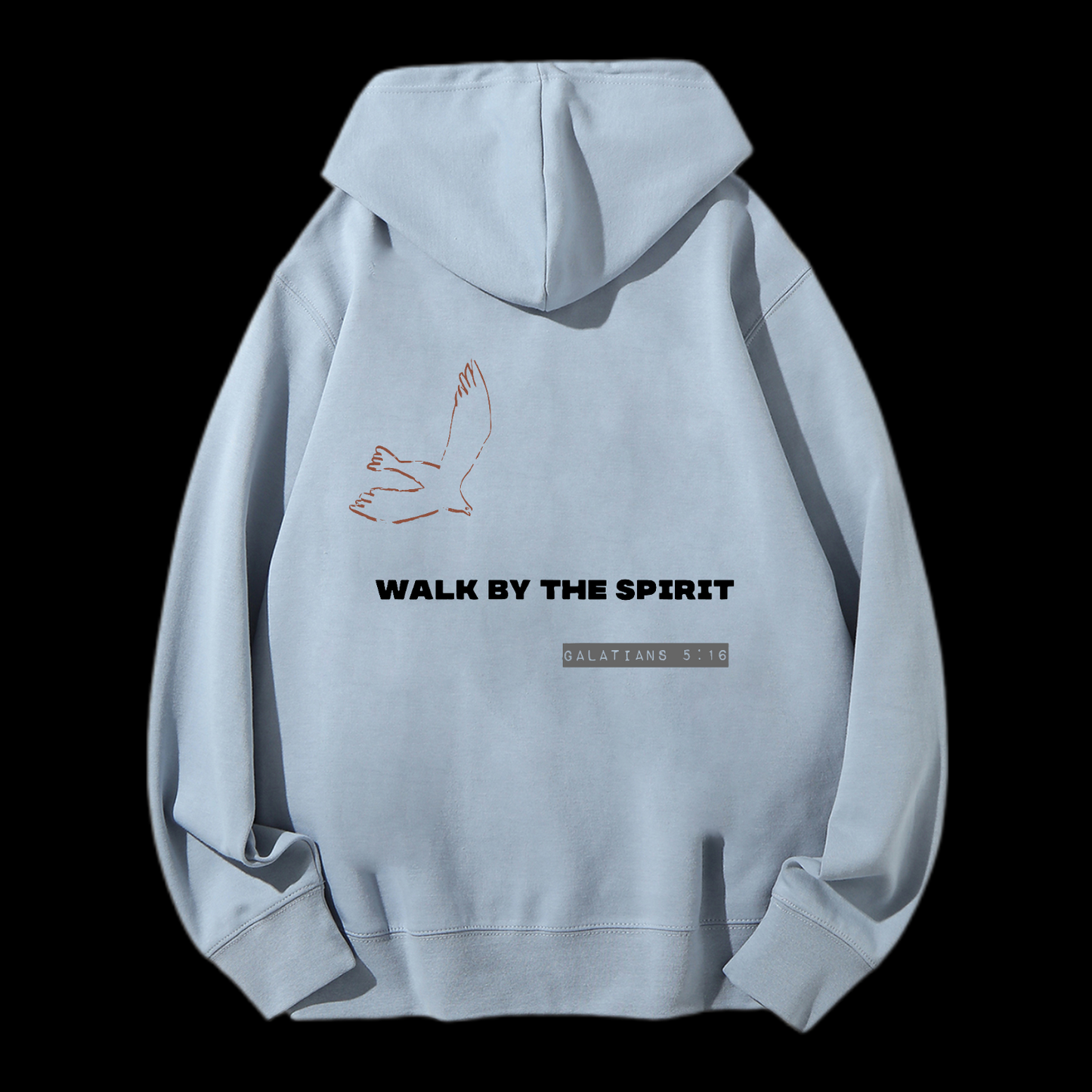 Walk By The Spirit Drawstring Hoodie