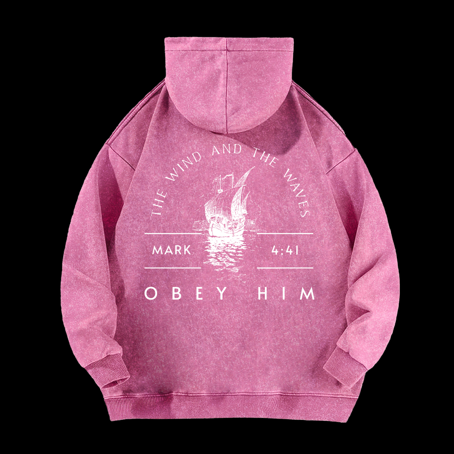 The Wind And The Waves Washed Hoodie