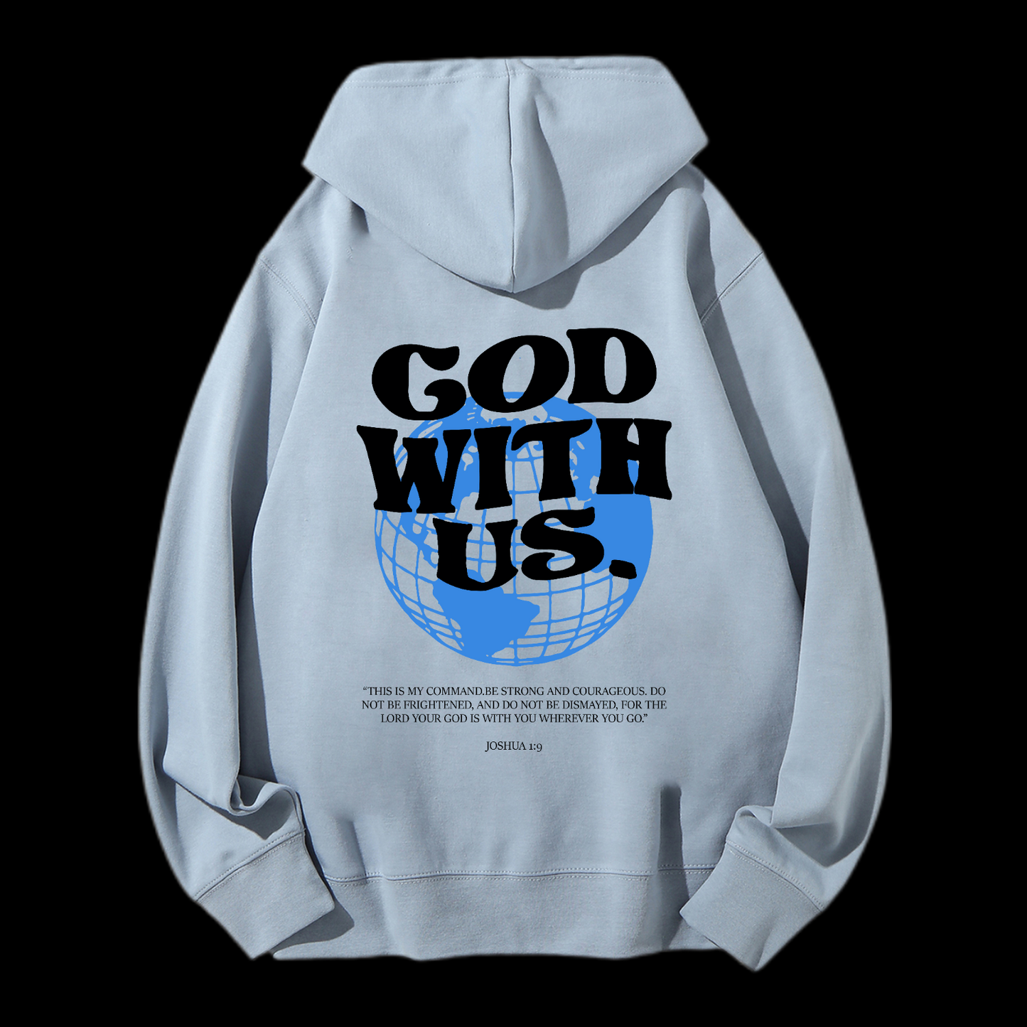 God With Us Drawstring Hoodie