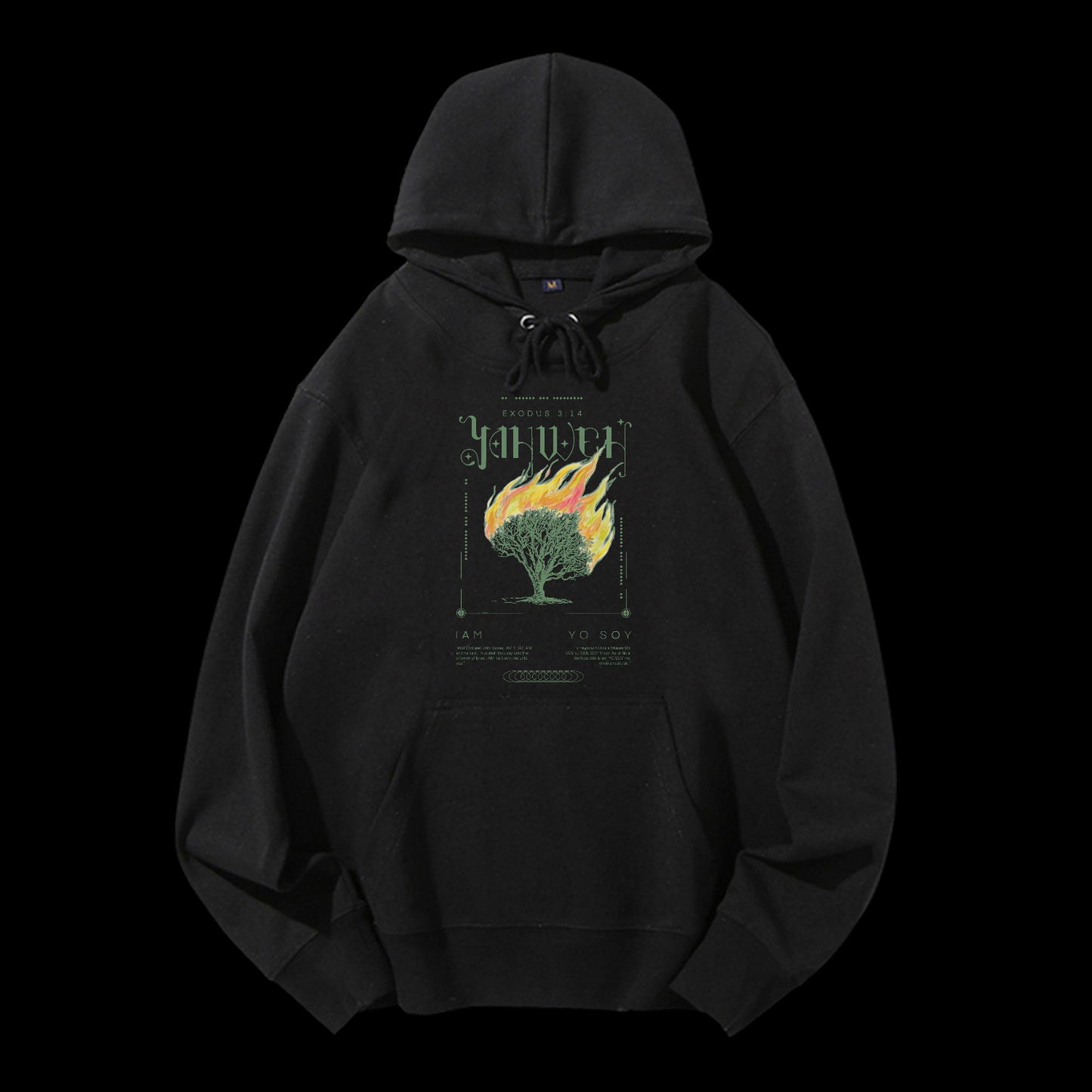 Exodus 3:14 Yahweh Drawstring Hoodie