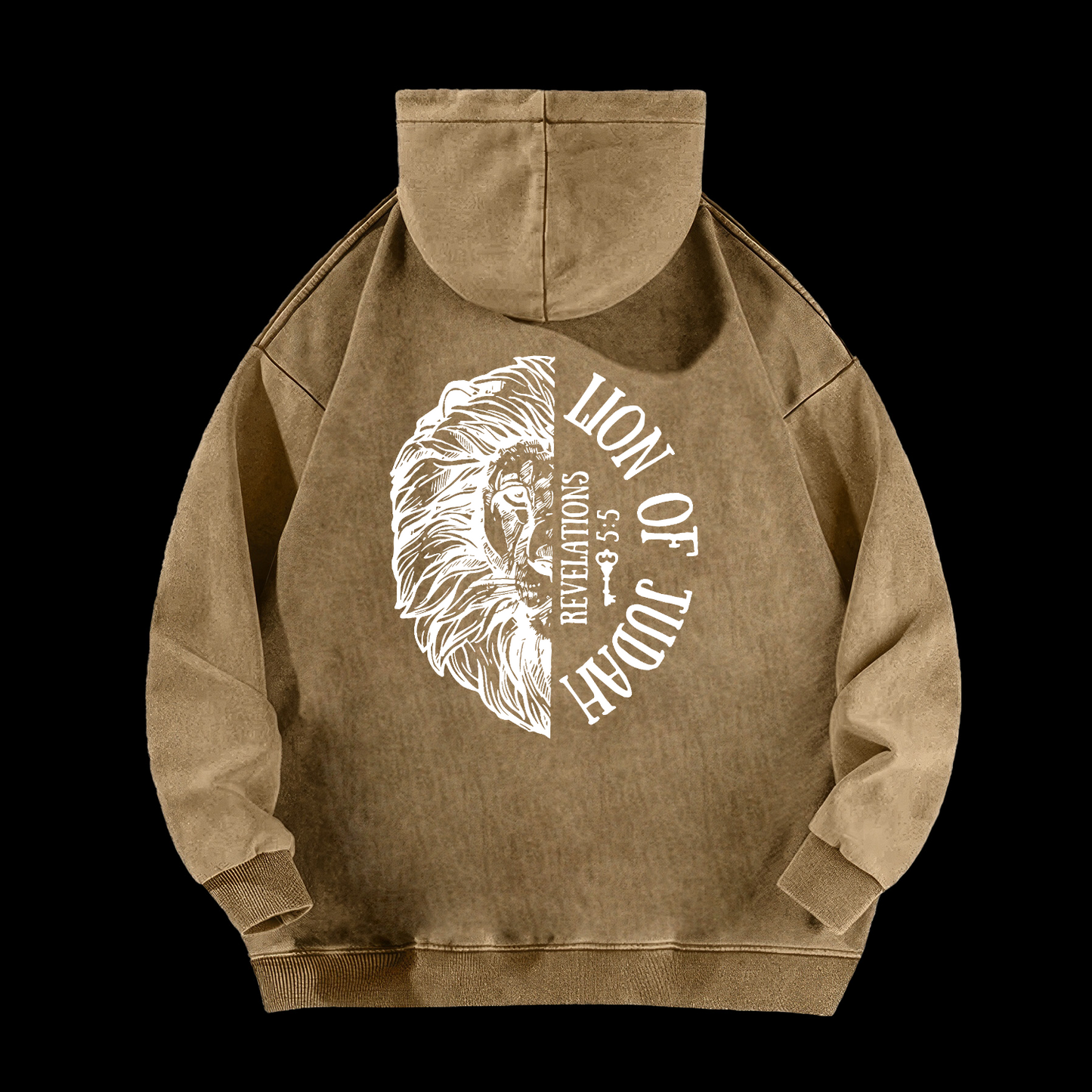 Lion Of Judah Washed Hoodie