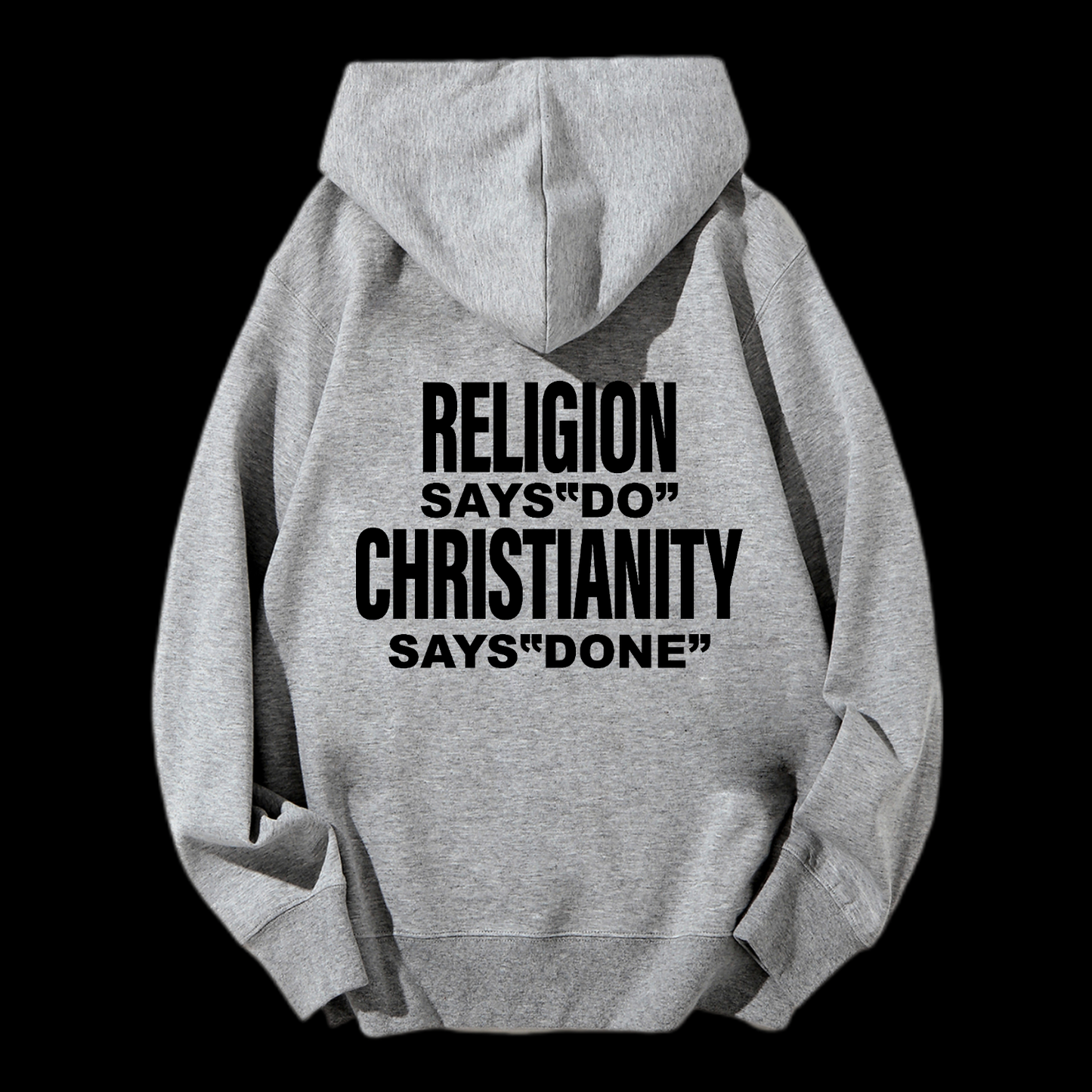 Says Done Drawstring Hoodie