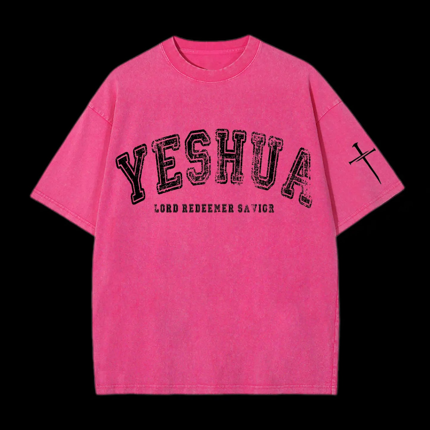 Yeshua Lord Redeemer savior Washed T-Shirt