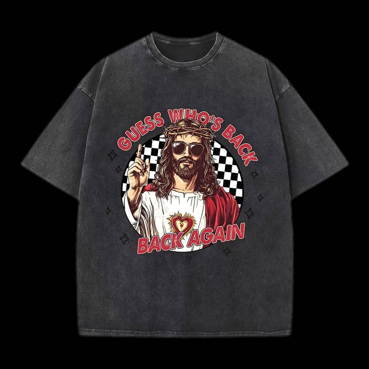 Guess Who's Back Christian Washed T-Shirt