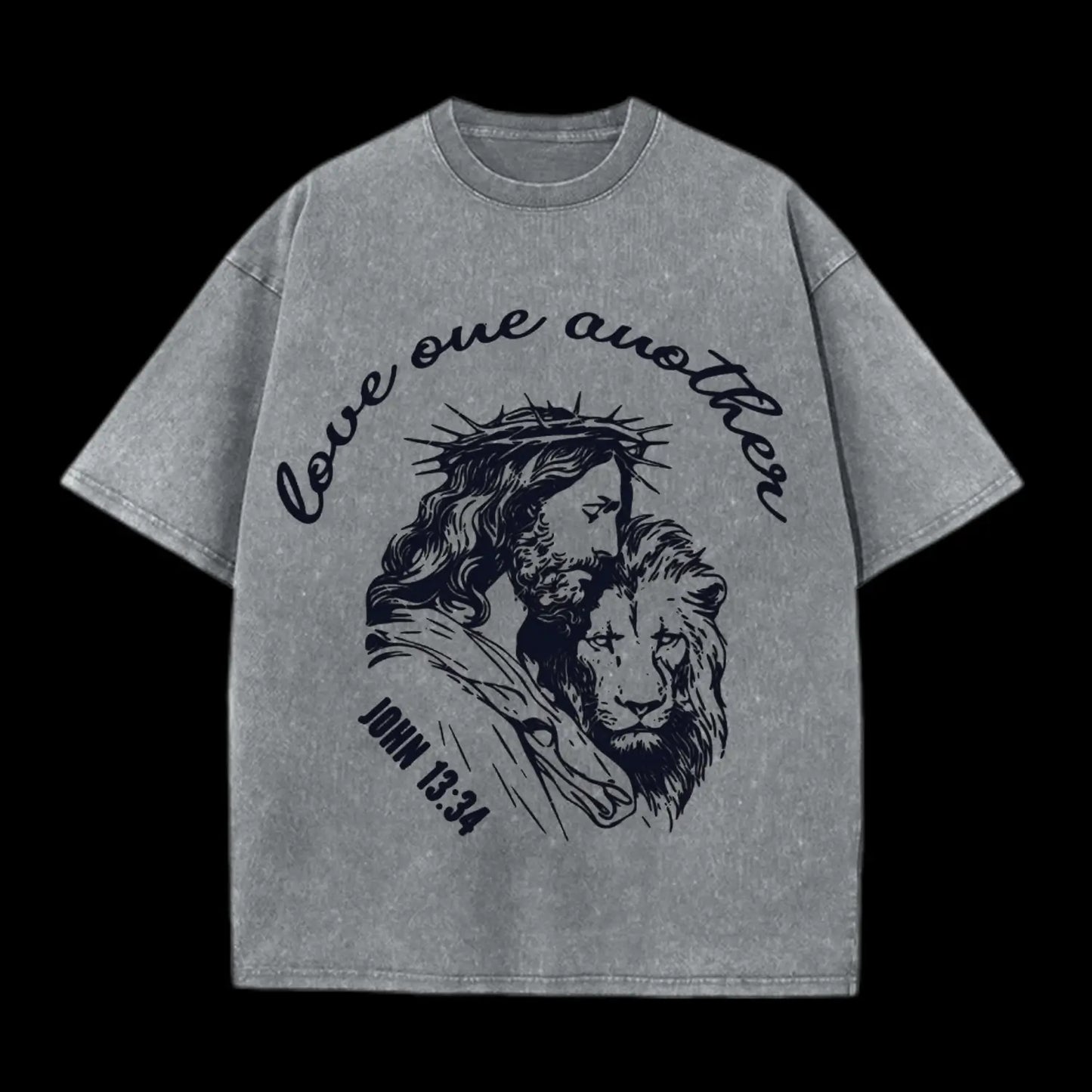 LOVE ONE ANOTHER CHRISTIAN WASHED T-SHIRT