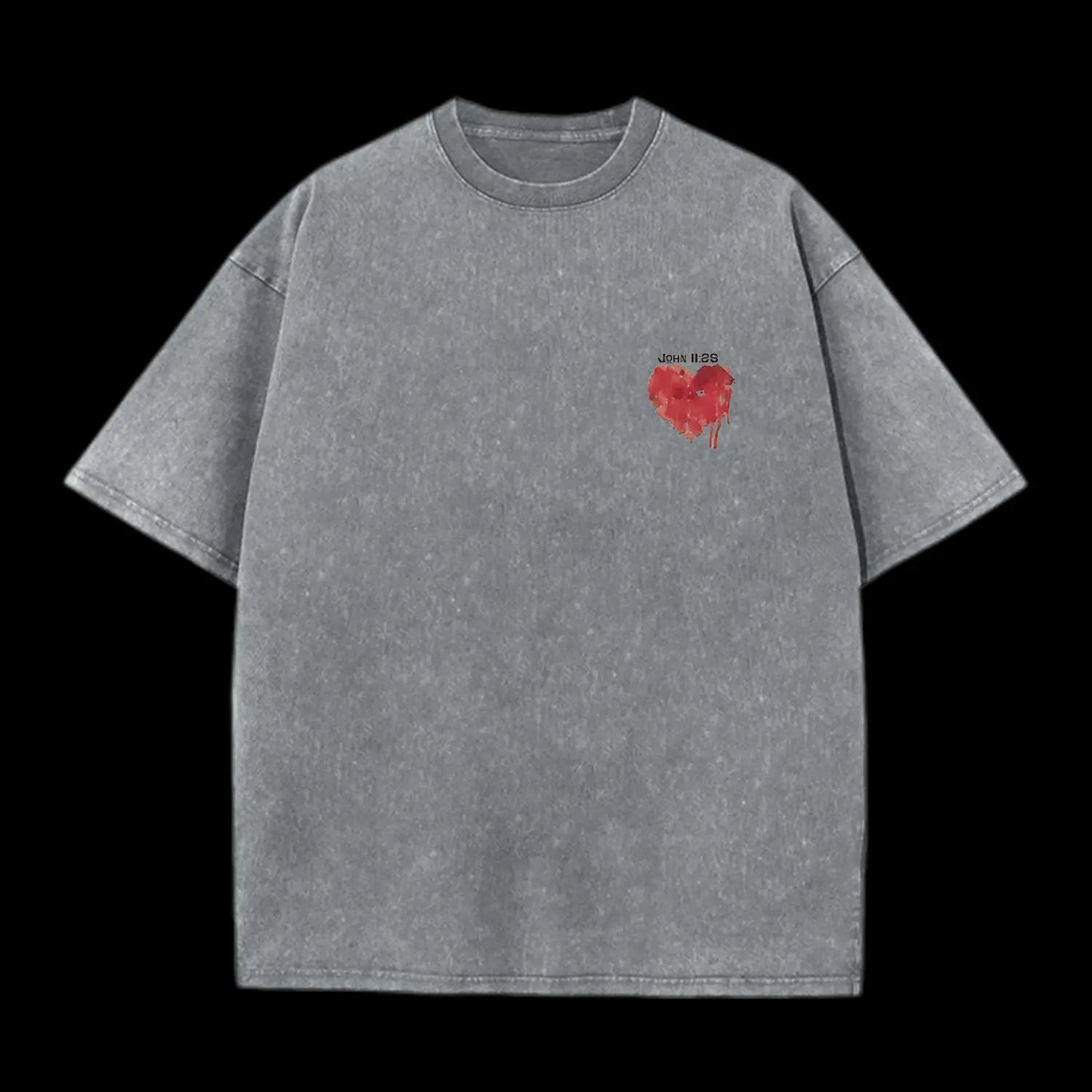 I Am The Resurrection Christian Washed T-Shirt