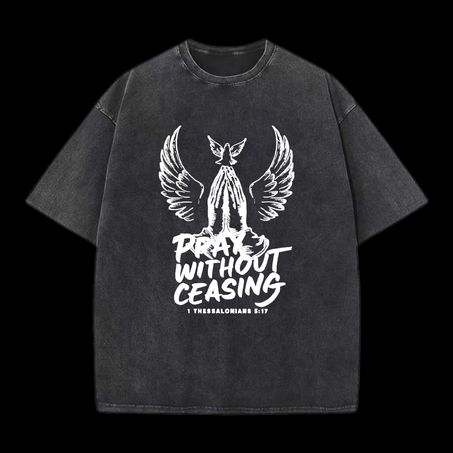 Pray Without Ceasing Printed Men's Tee