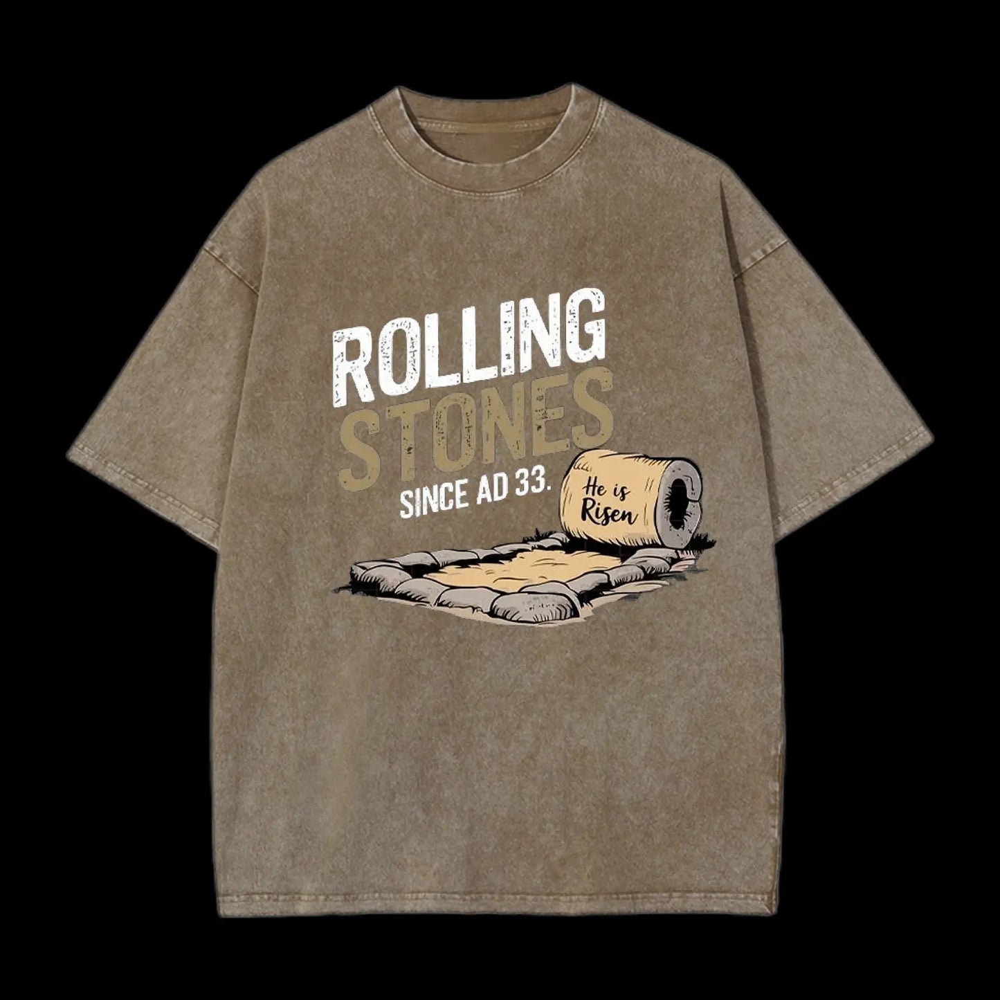 Rolling Stones Christian Washed T-Shirt