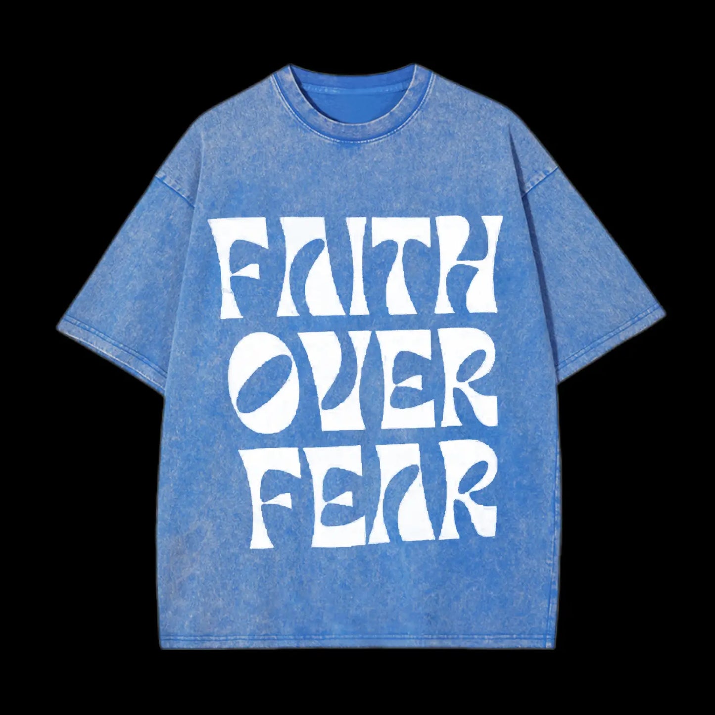 FAITH OVER FEAR CHRISTIAN FLEECE TEE