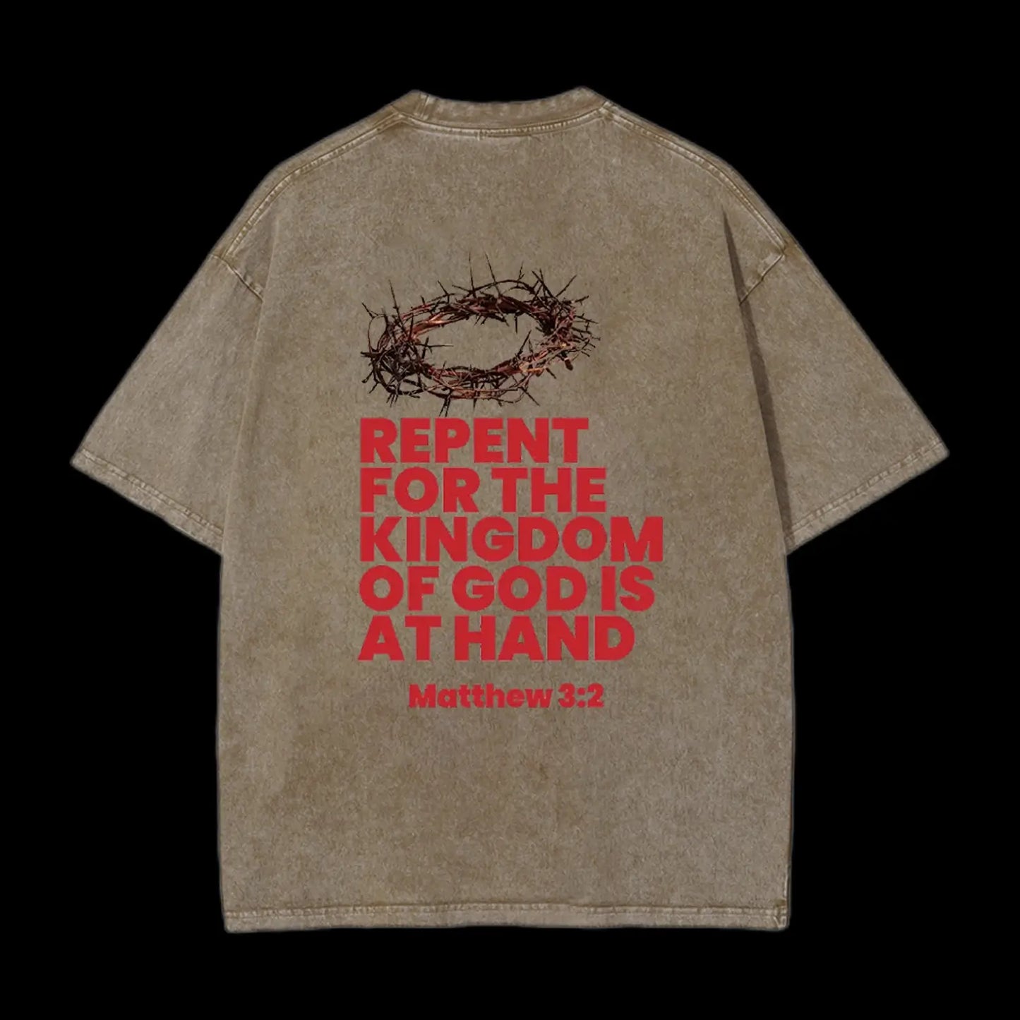Christ Or Chaos Christian Washed T-Shirt