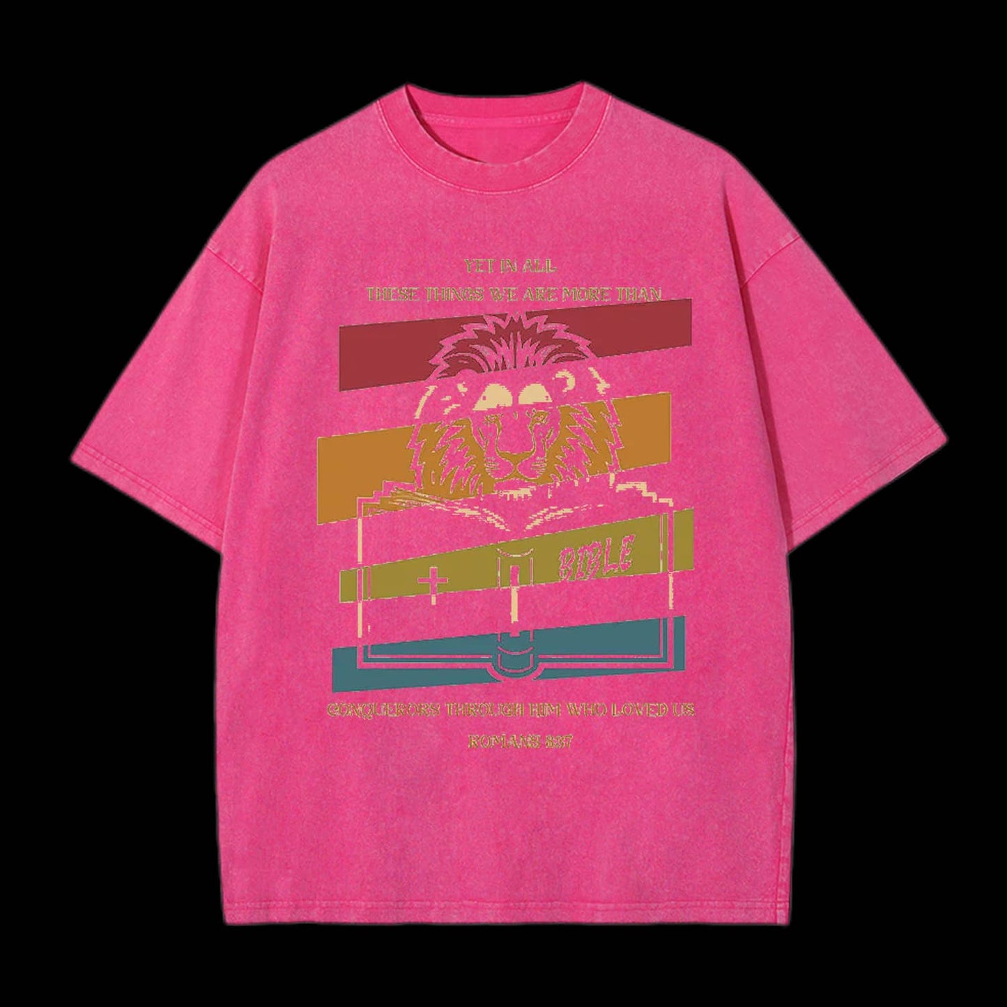 WE ARE MORE THAN COUQURORS CHRISTIAN TEE