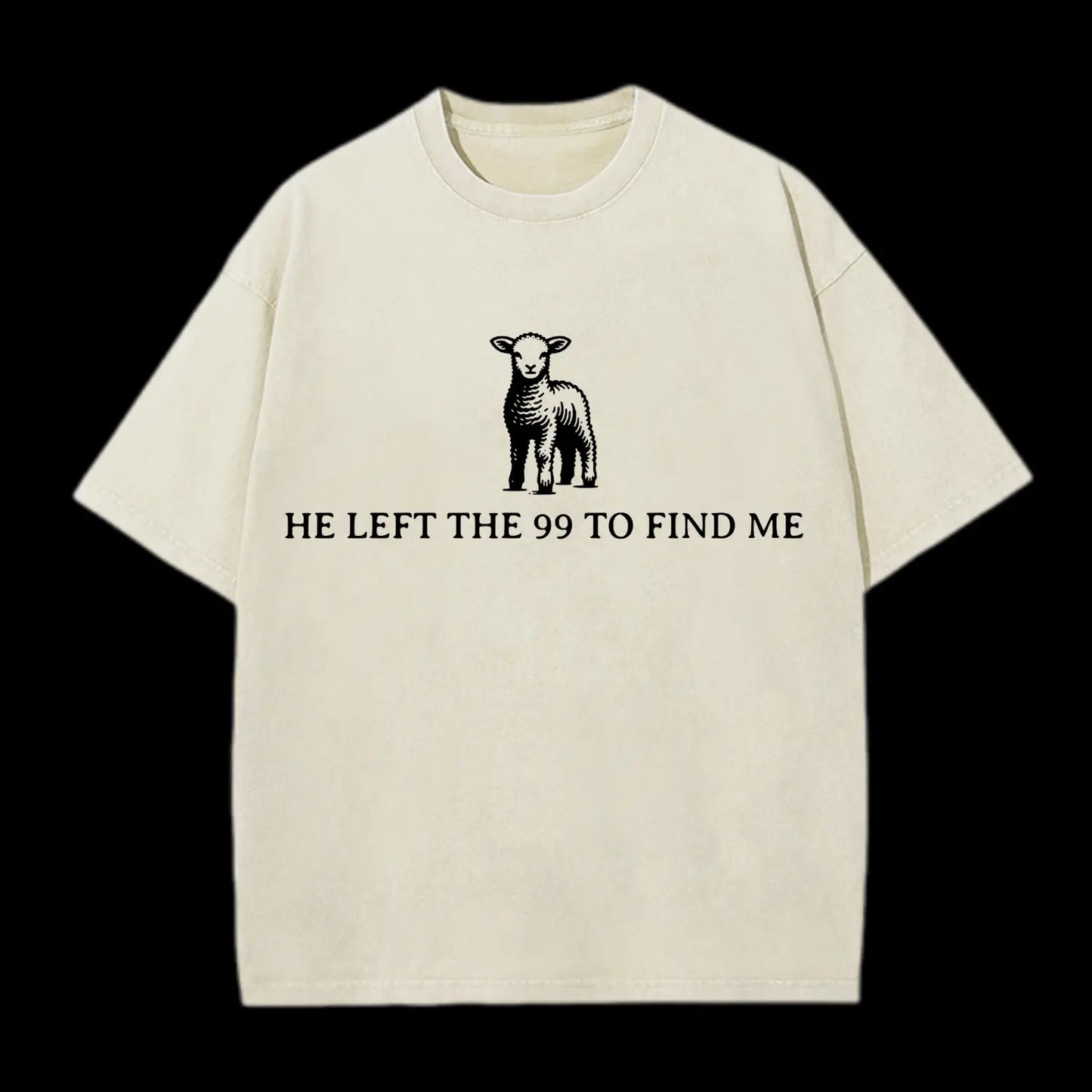 He left the 99 find me Washed T-Shirt