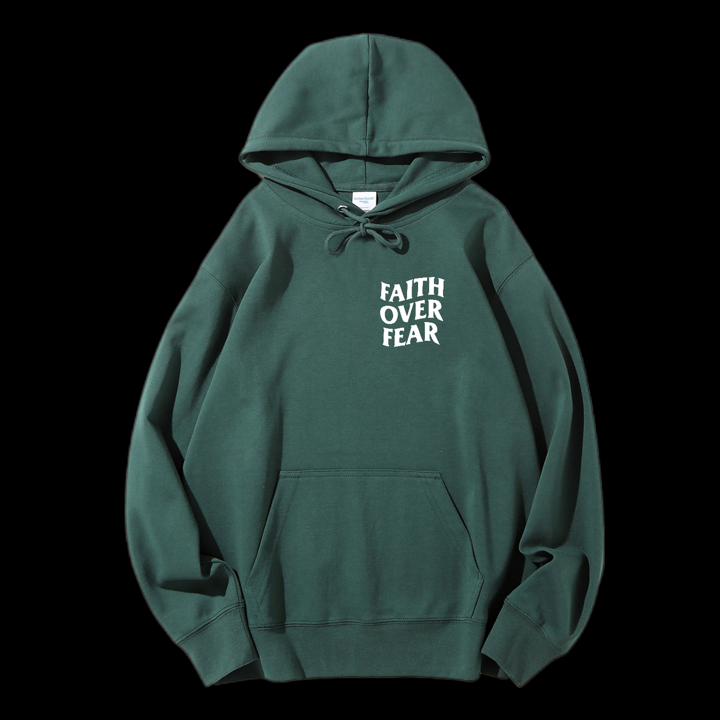 Faith Over Fear Drawstring Hoodie