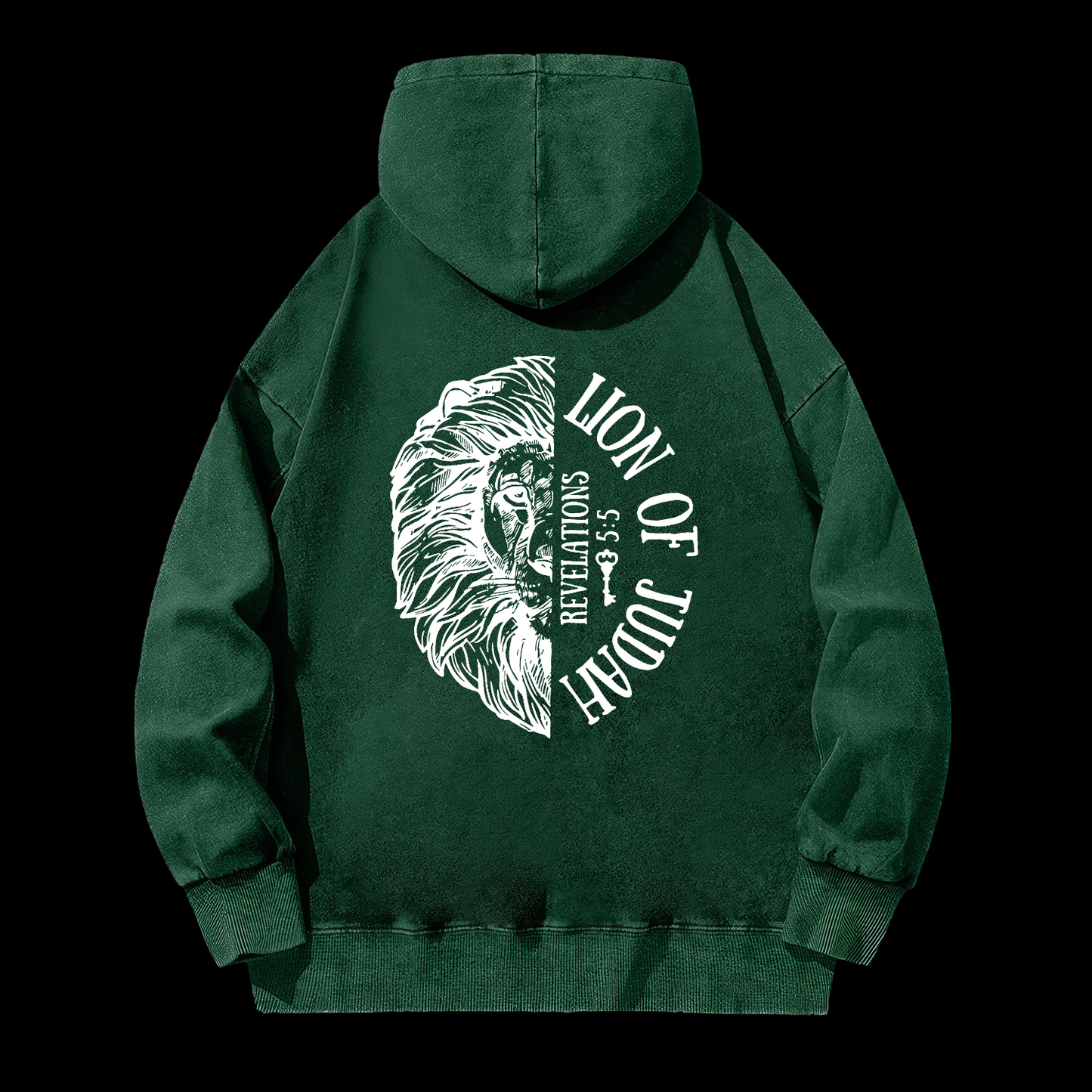 Lion Of Judah Washed Hoodie