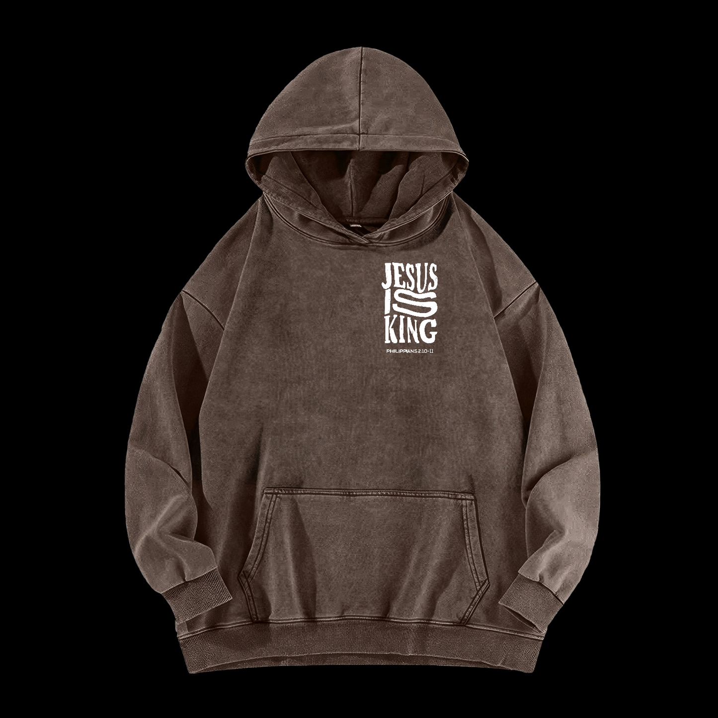 Jesus Is King Washed Hoodie