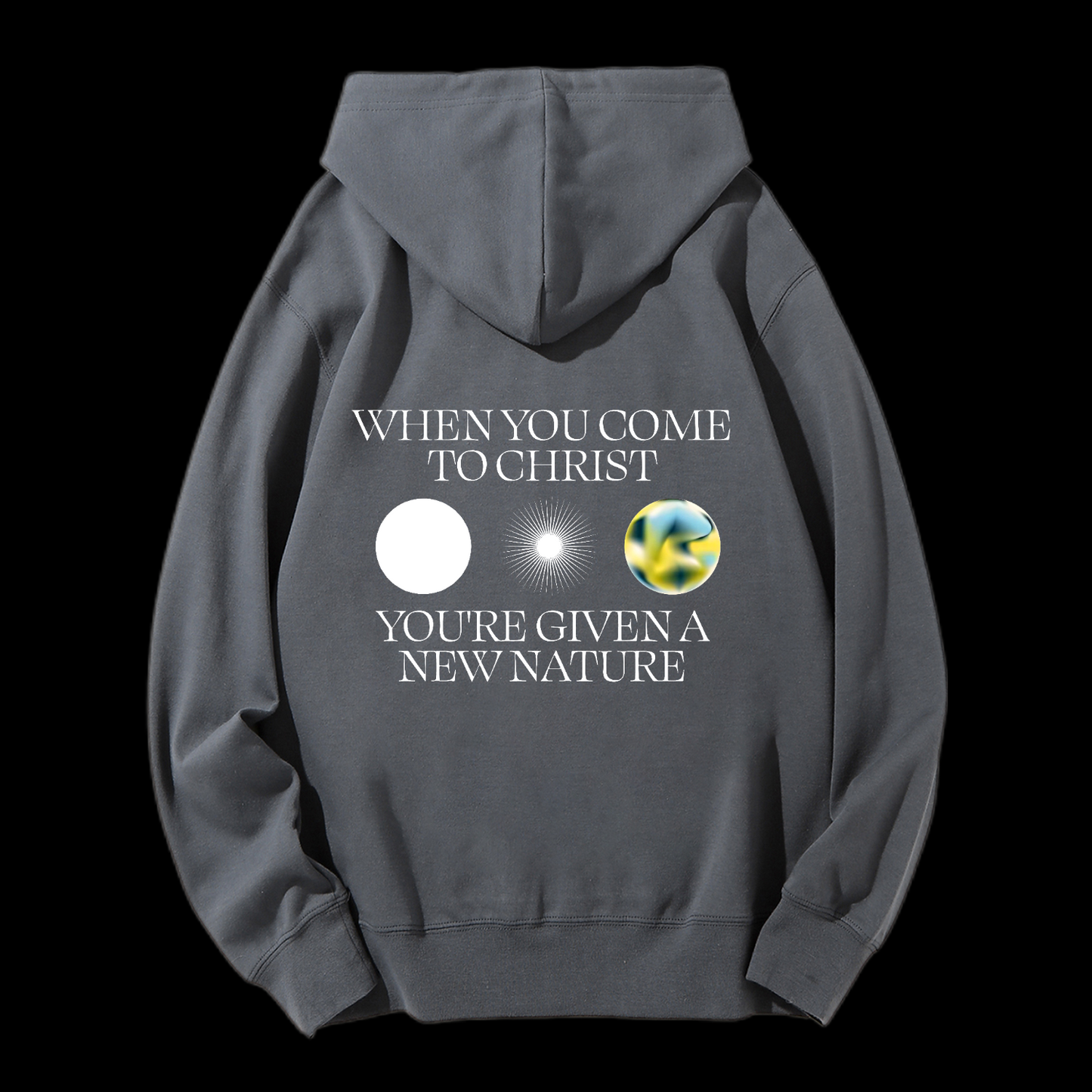 When You Come To Christ Drawstring Hoodie