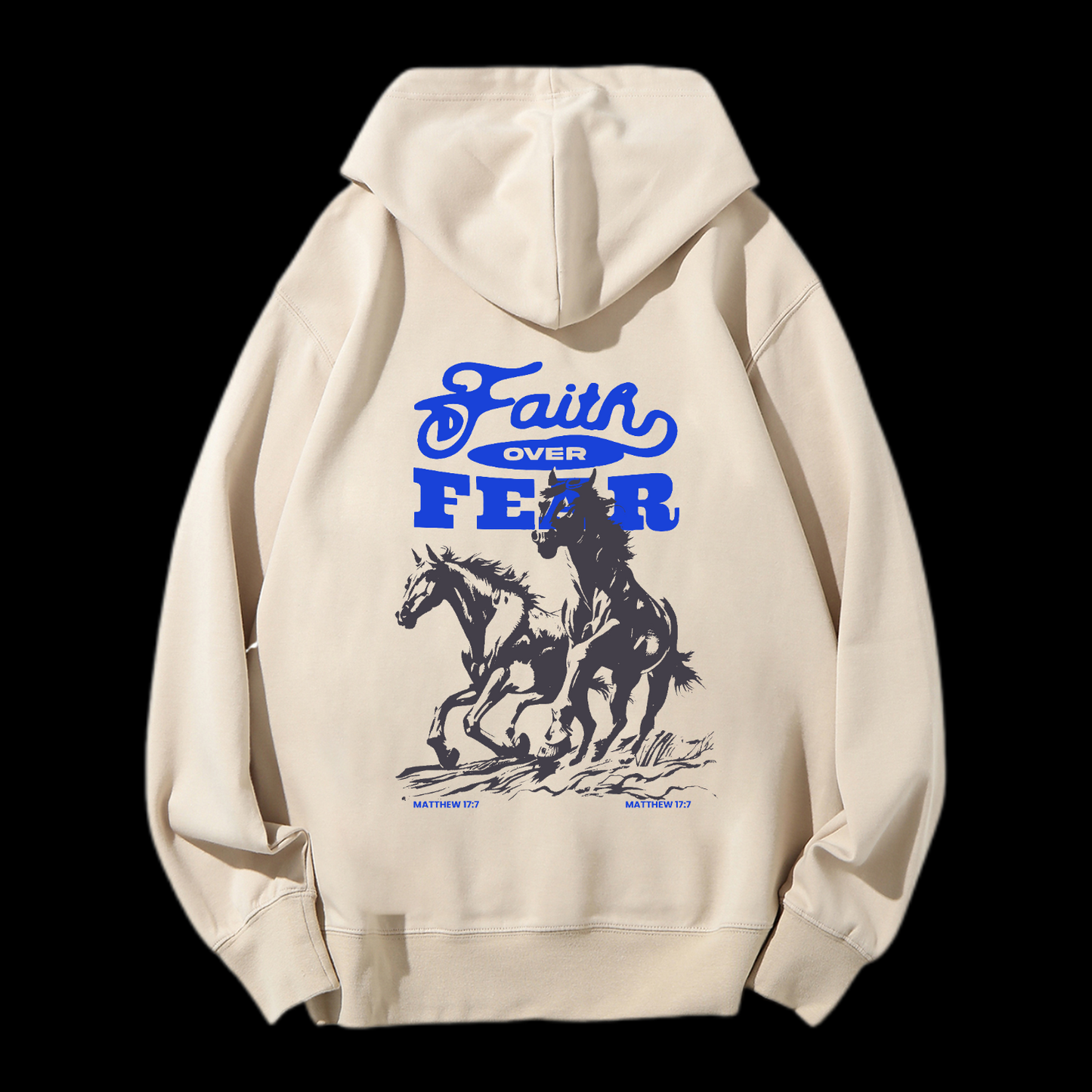 Faith Over Fear Drawstring Hoodie