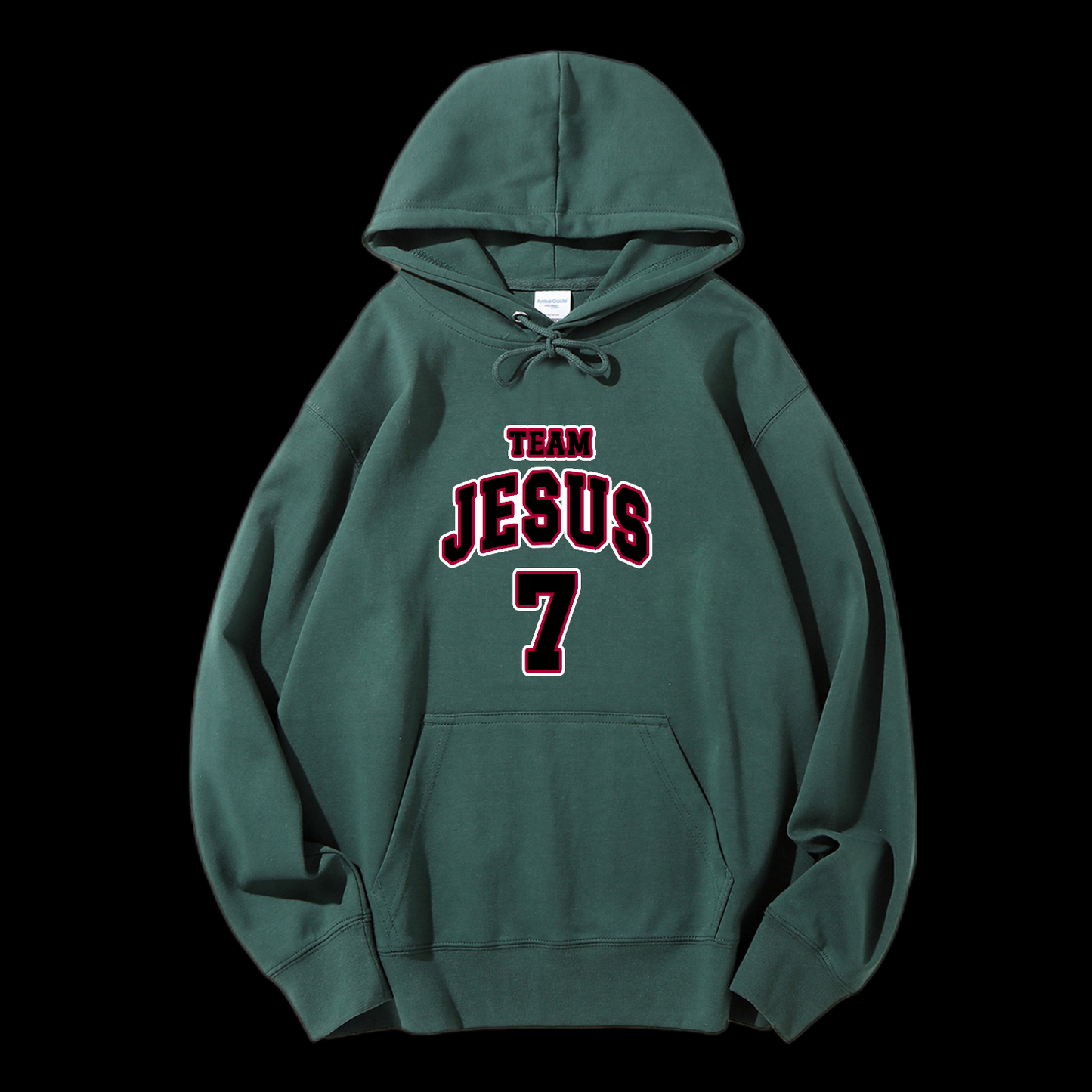 Team Jesus 7 Drawstring Hoodie