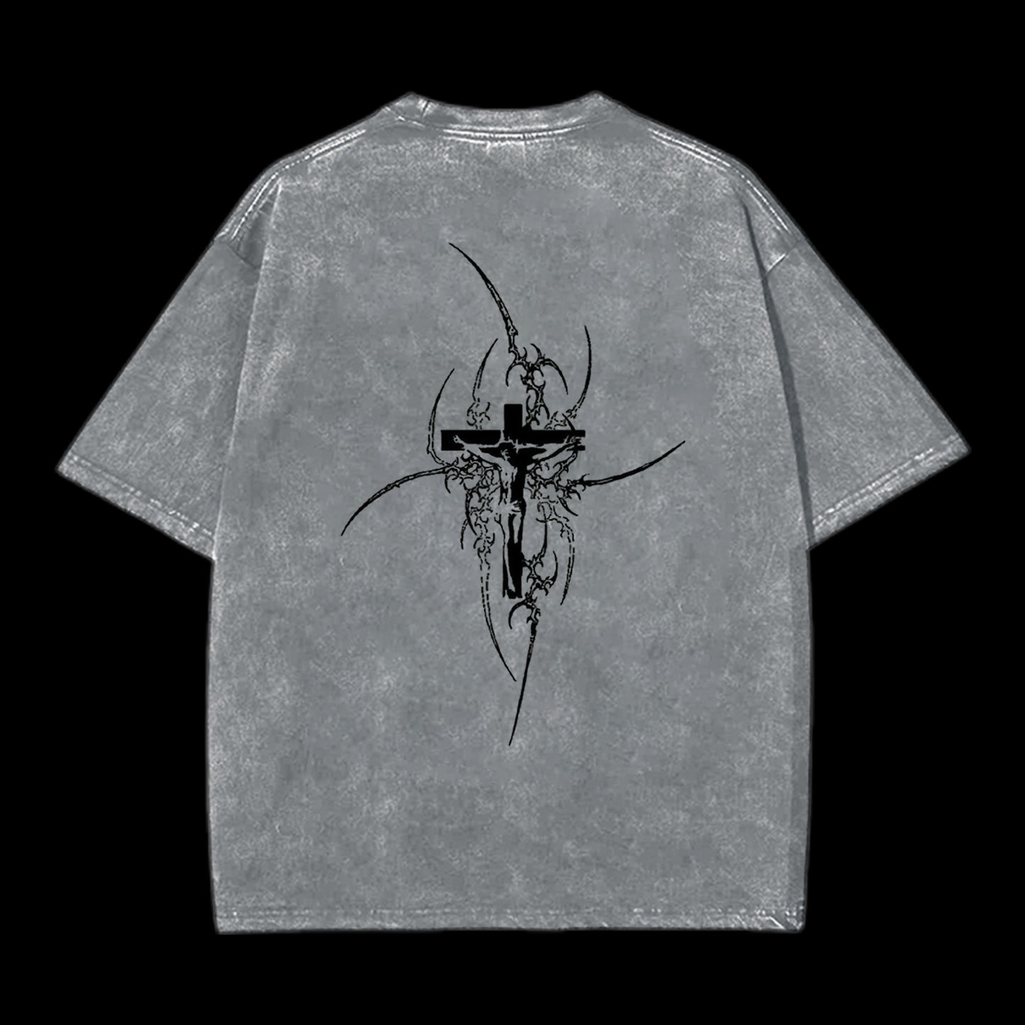 Cross Print Tee