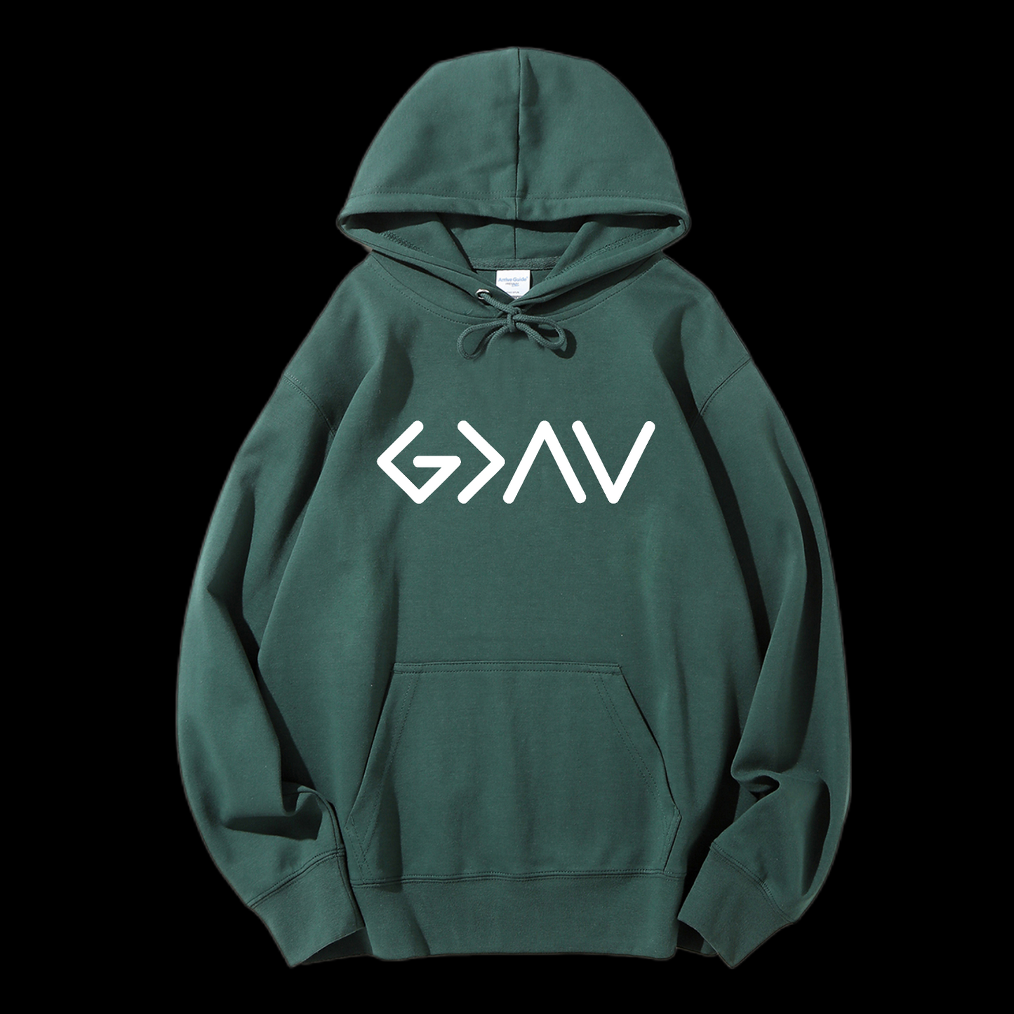 God is Greater Than the Highs and Lows Drawstring Hoodie