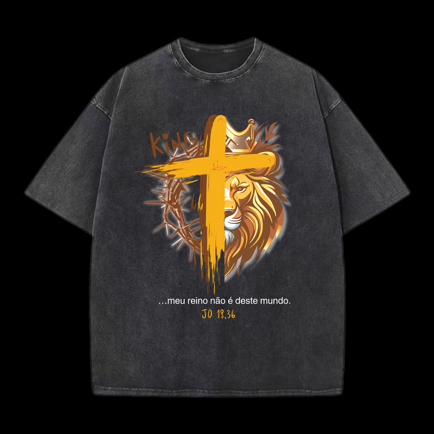 King Of Jesus Washed T-Shirt