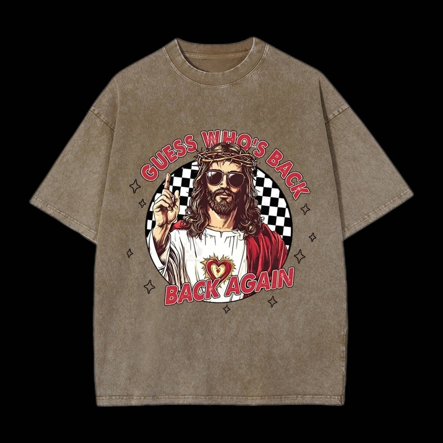 Guess Who's Back Christian Washed T-Shirt
