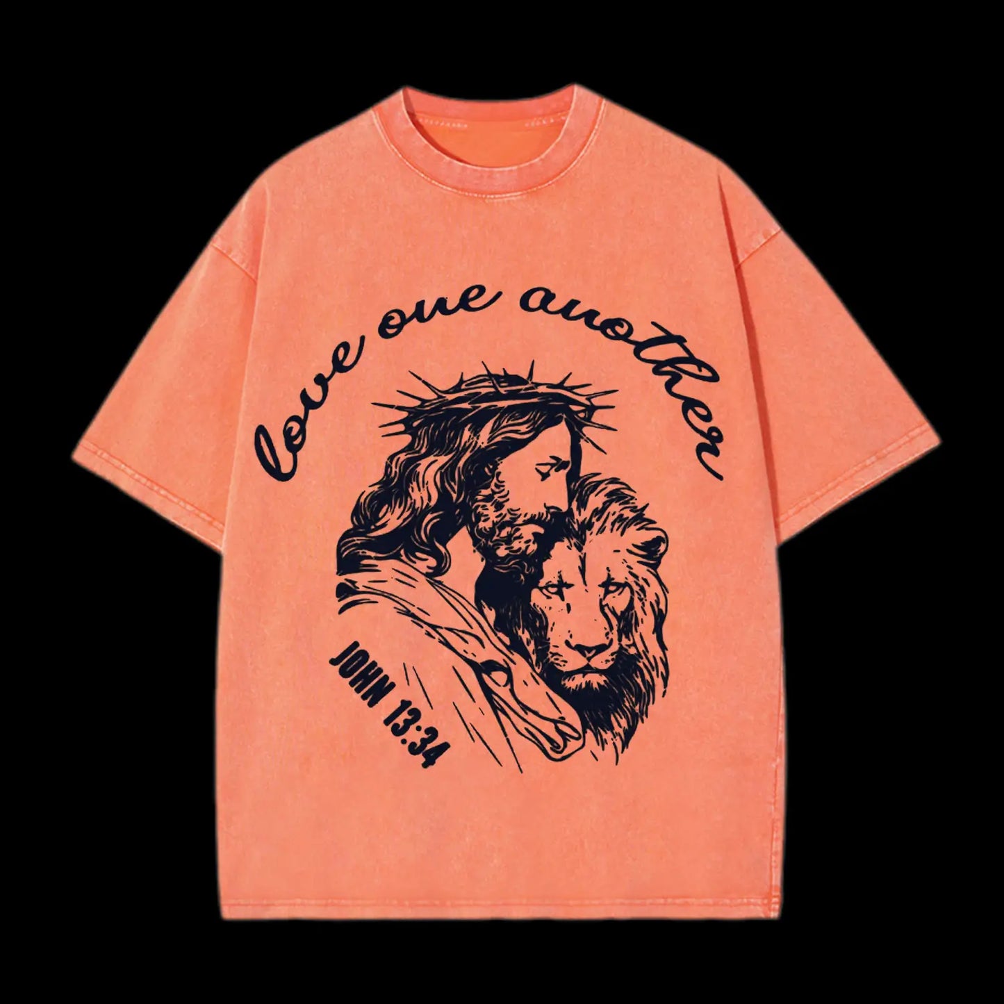 LOVE ONE ANOTHER CHRISTIAN WASHED T-SHIRT