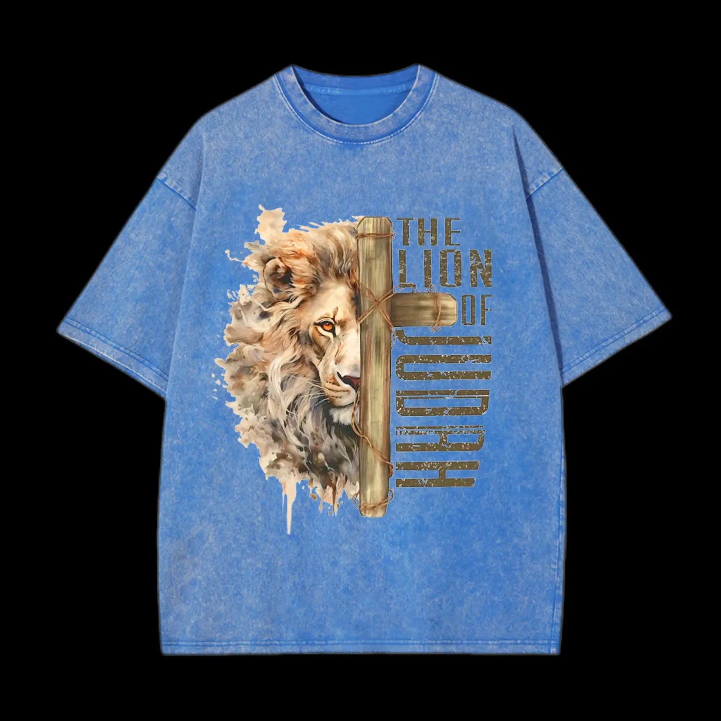 The Lion Of Judah Washed T-Shirt