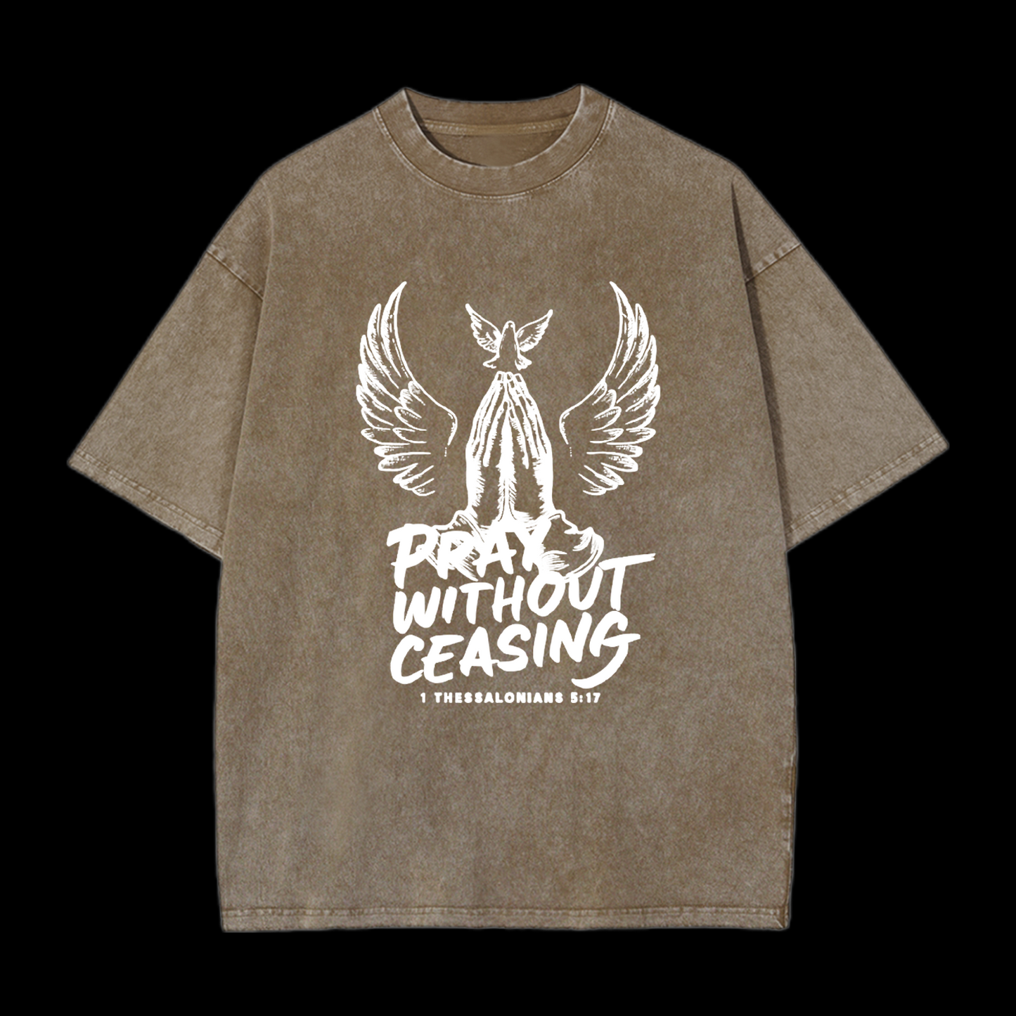 Pray Without Ceasing Printed Men's Tee