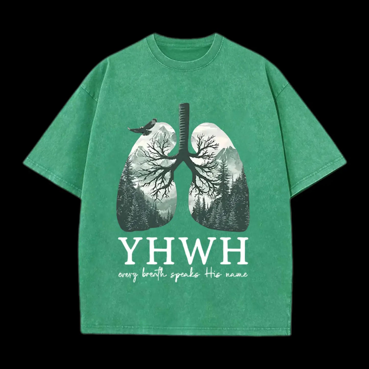 YHWH WASHED T-SHIRT