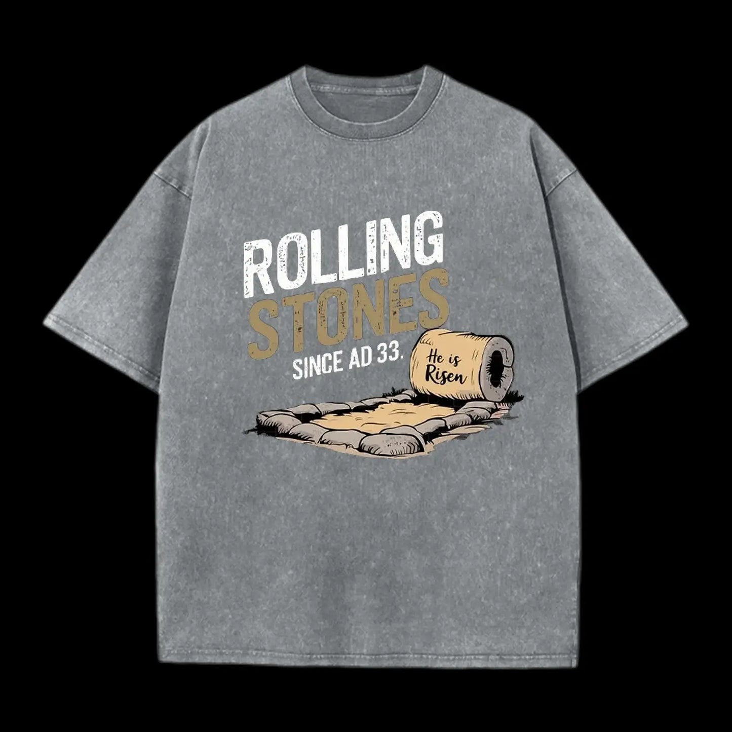 Rolling Stones Christian Washed T-Shirt